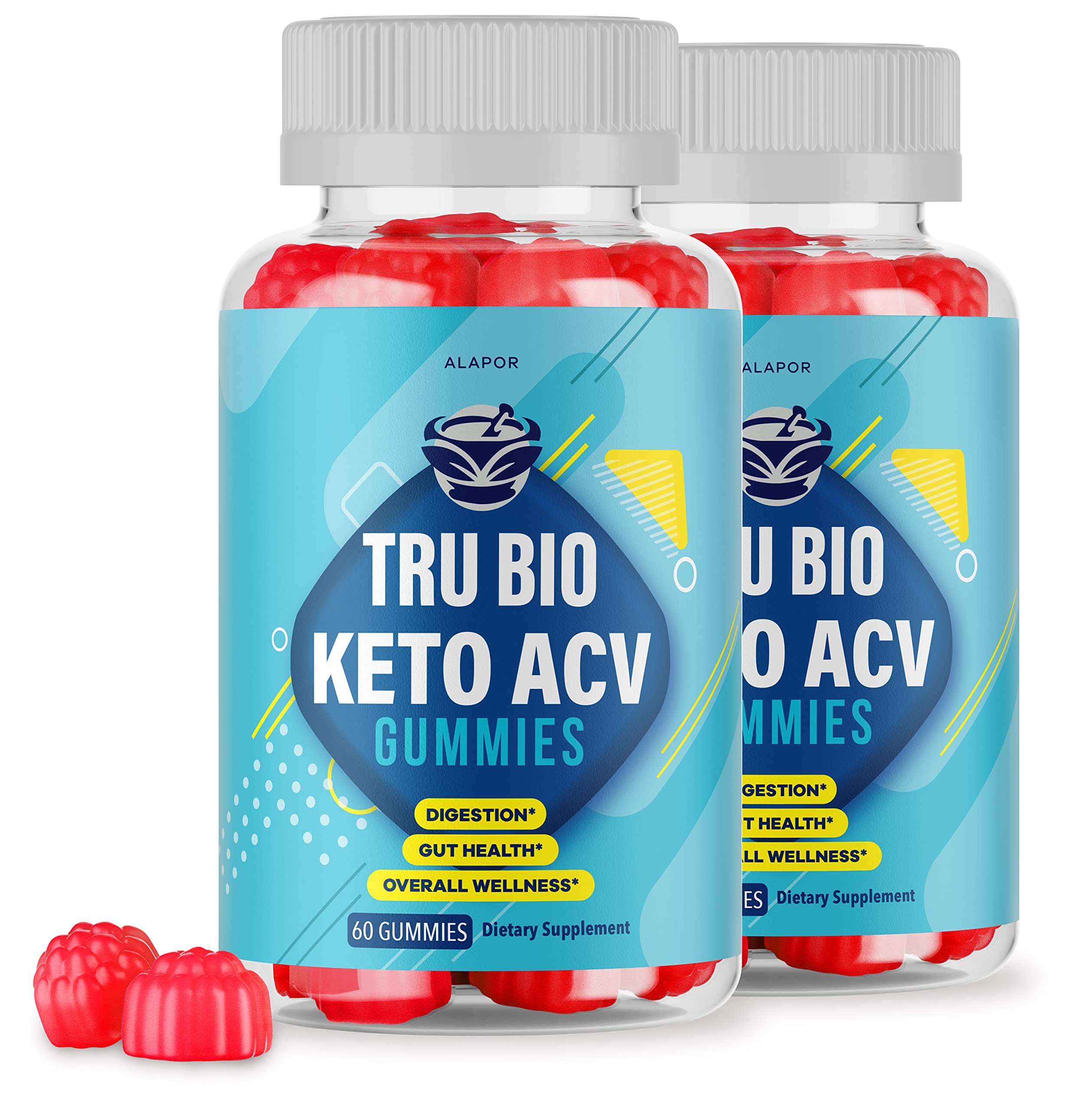 2 Pack) ACV for Health Keto Gummies - Advanced Formula ACV for