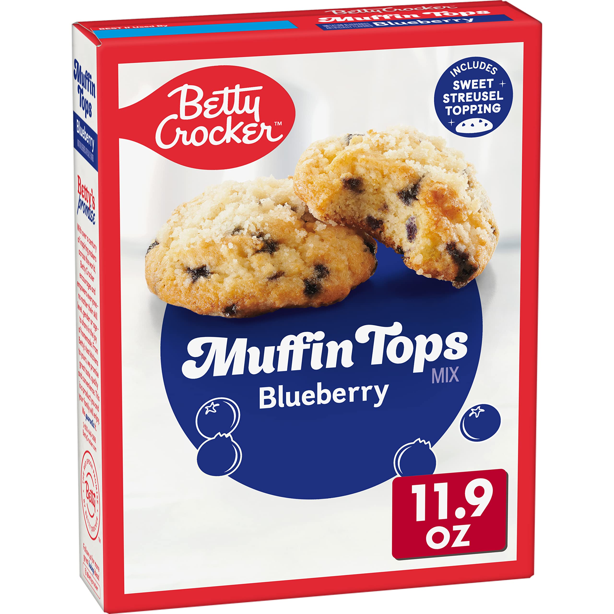 Betty Crocker Blueberry Muffin Tops Baking Mix 119 Oz Box 7028