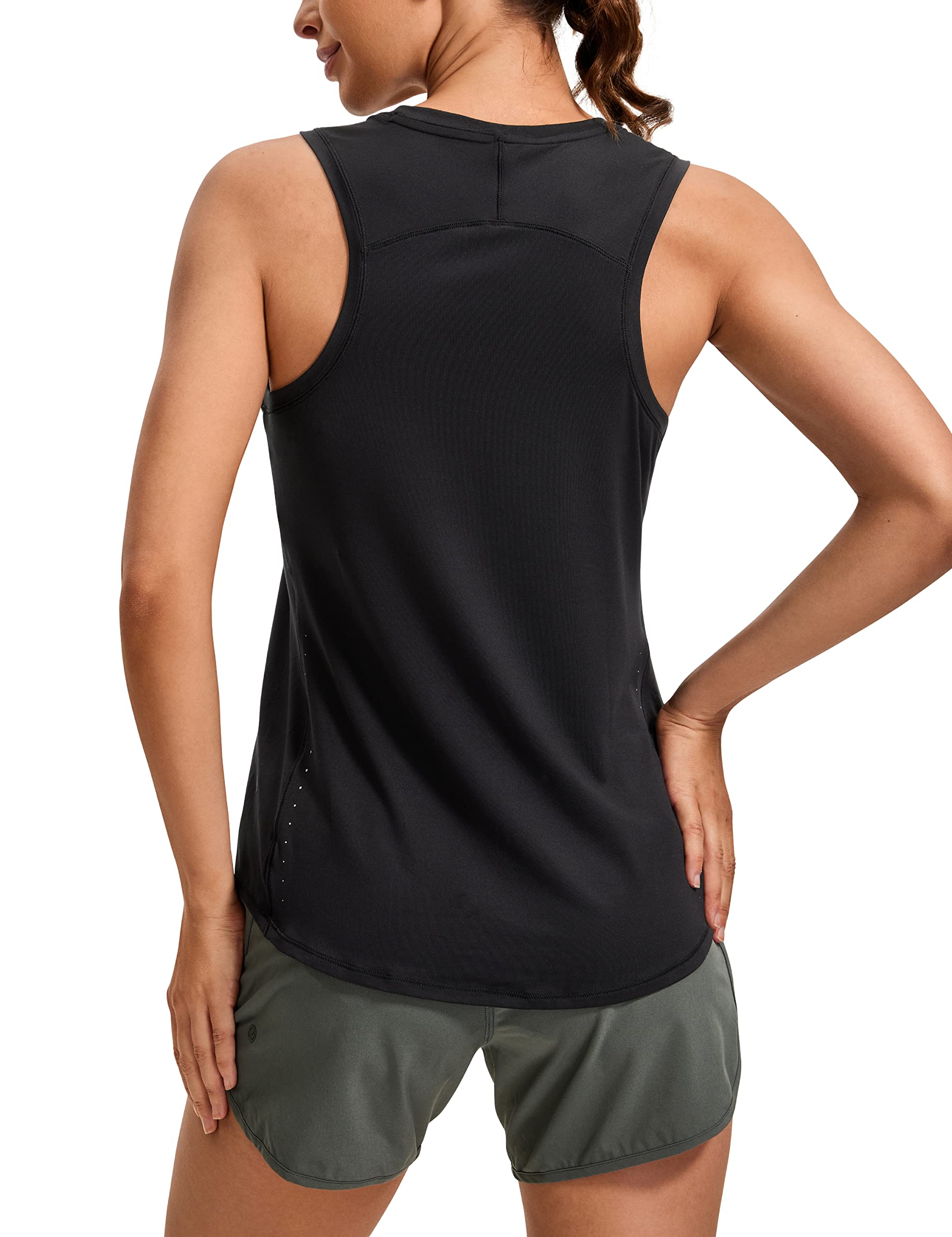 Lulu Substitutes Quick Dry Fitness Women's Racerback Vest Yoga Cover Up  Reflective Running Tank Top Yoga Wear