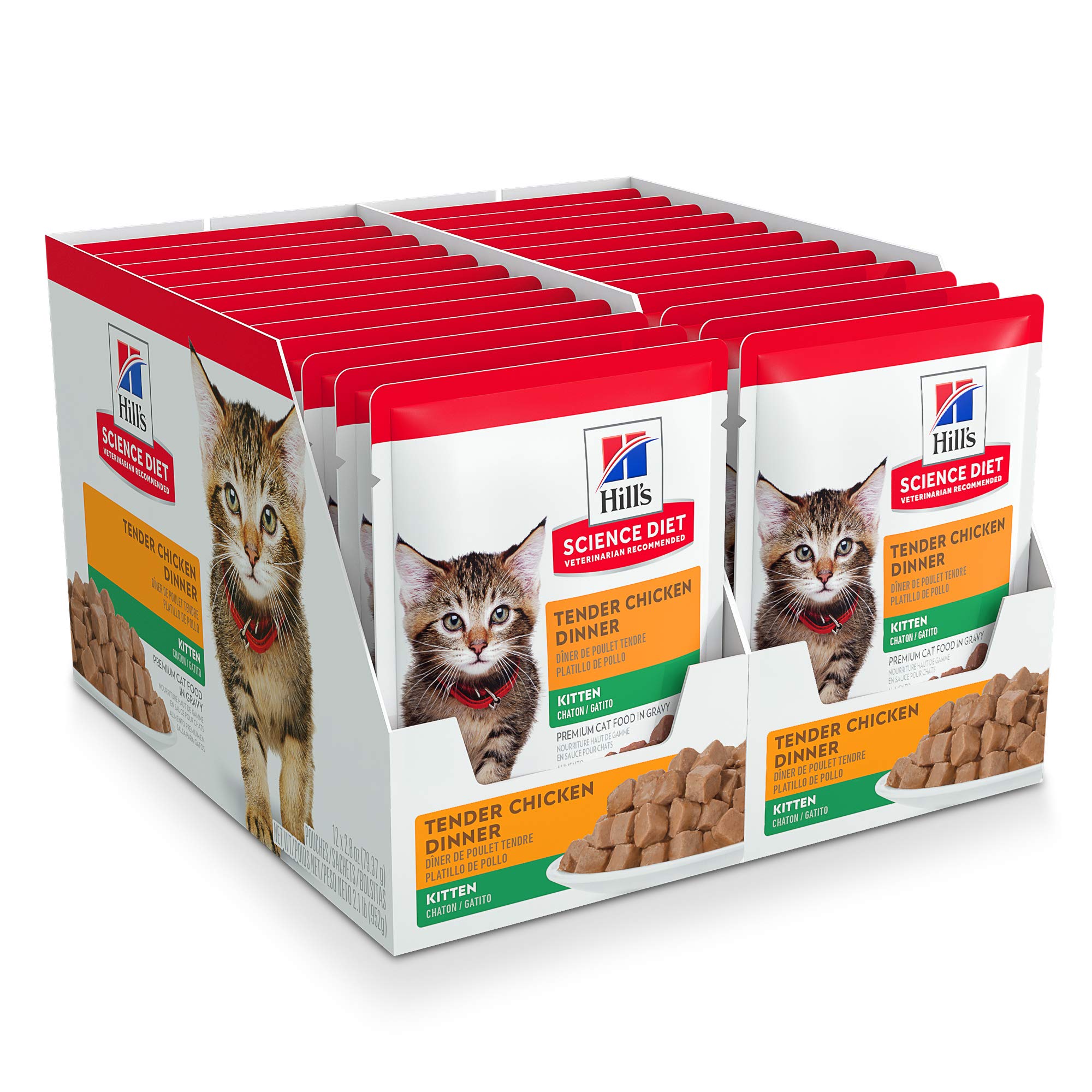 Wet cat food clearance pouches