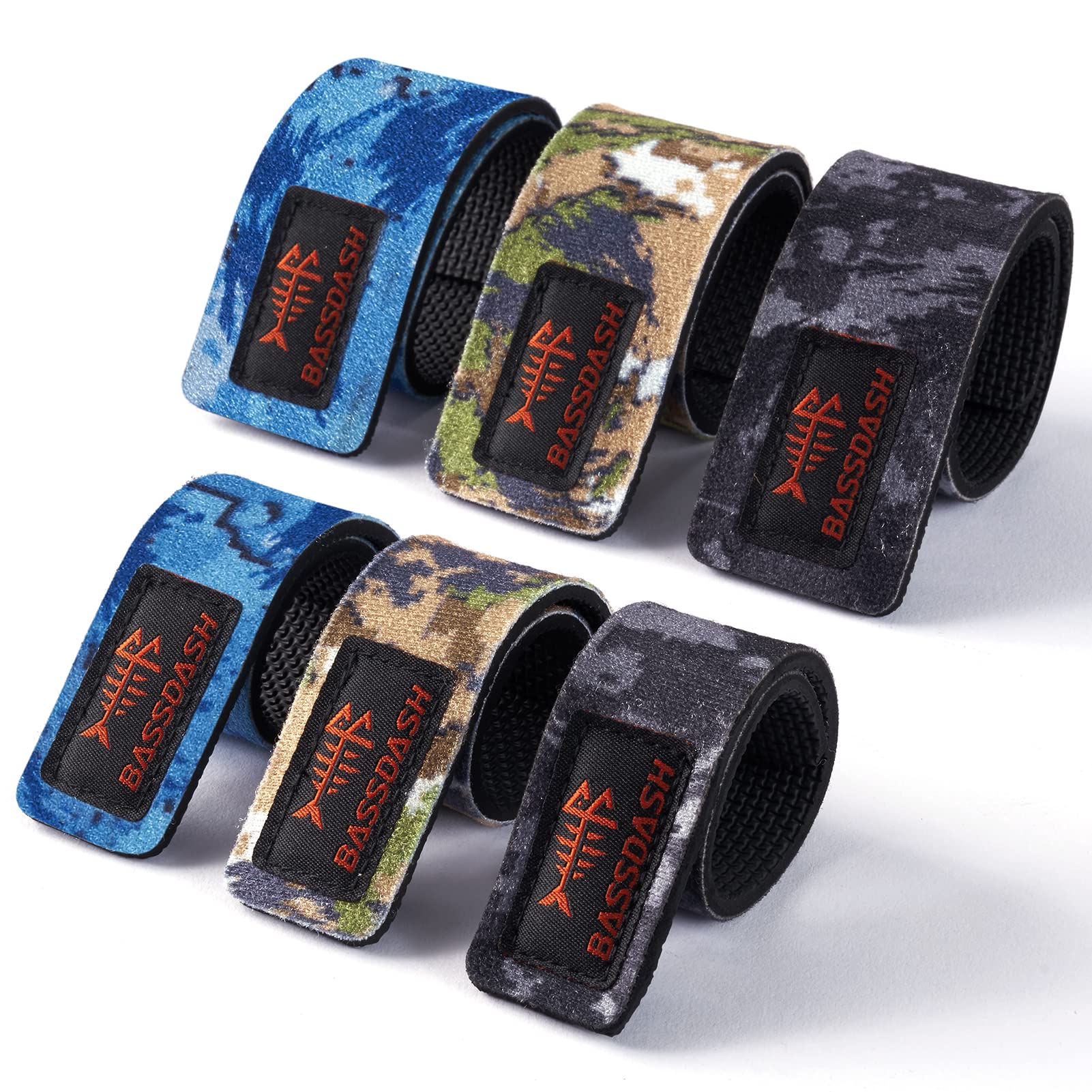 Fishing Rod Straps Stretchy Waterproof Wrap Ties for Spinning Rod