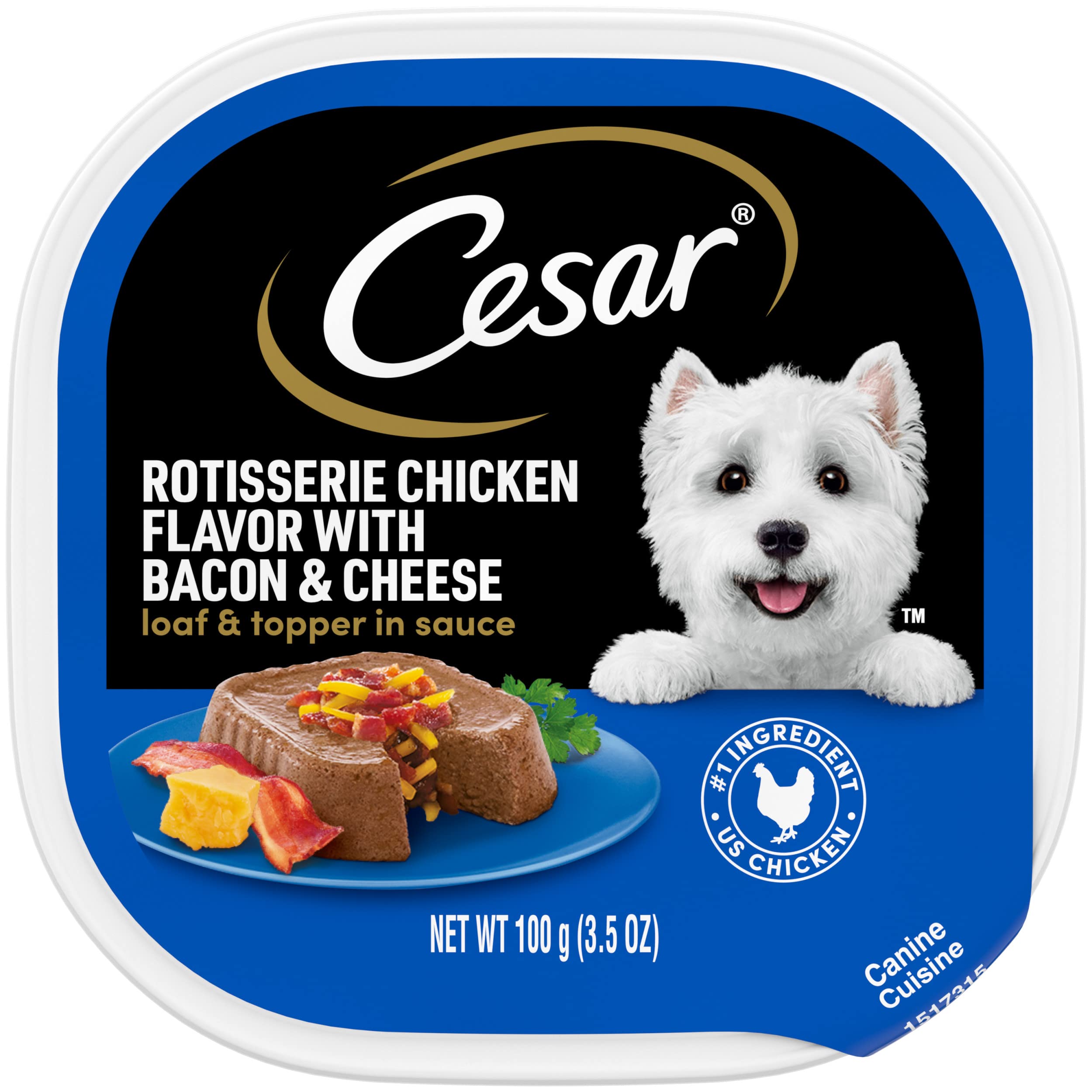 Cesar Savory Delights Loaf Topper in Sauce Wet Dog Food Pack of