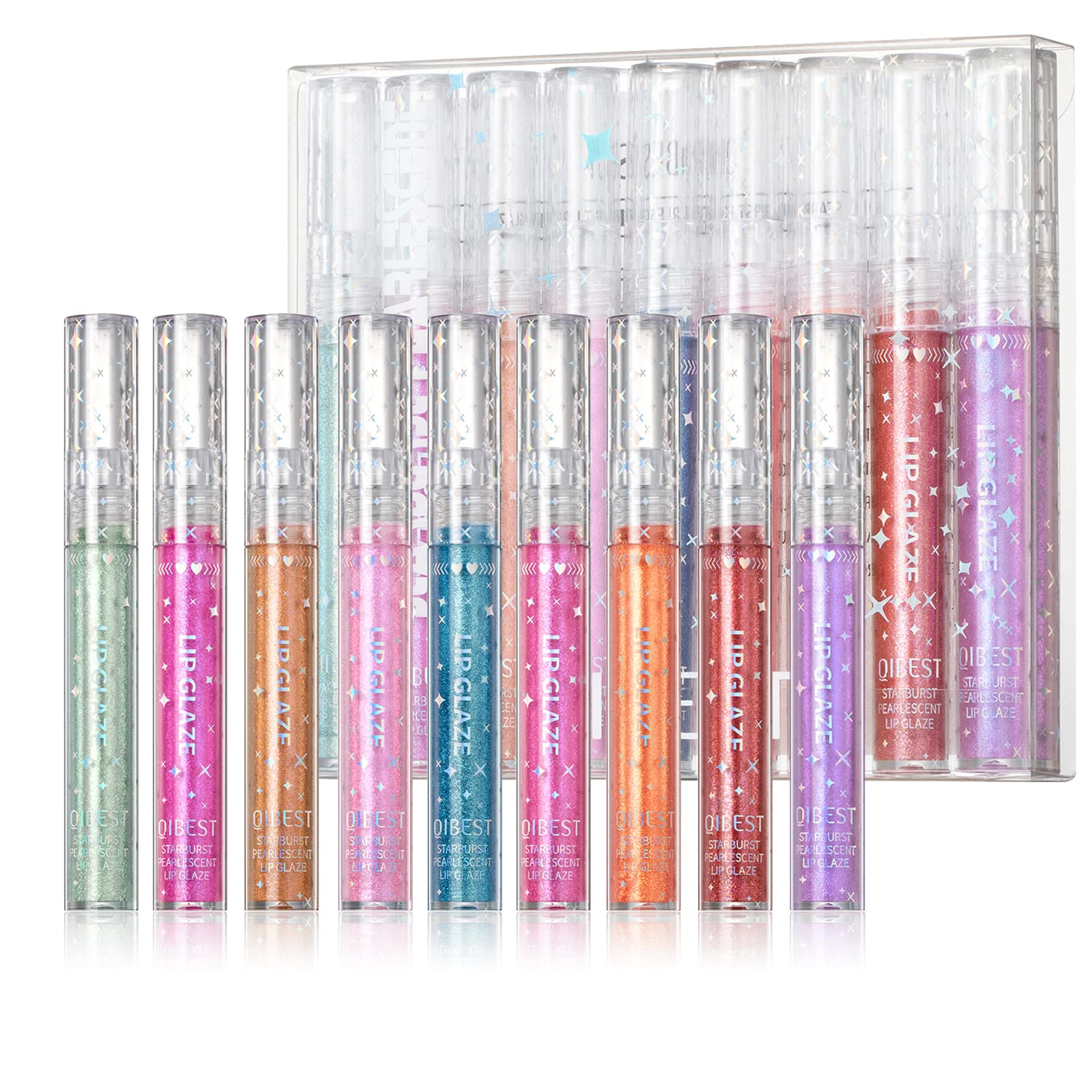 Glitter for Lip Gloss Set 9 Colors Sampler .008 Cosmetic Grade 3g