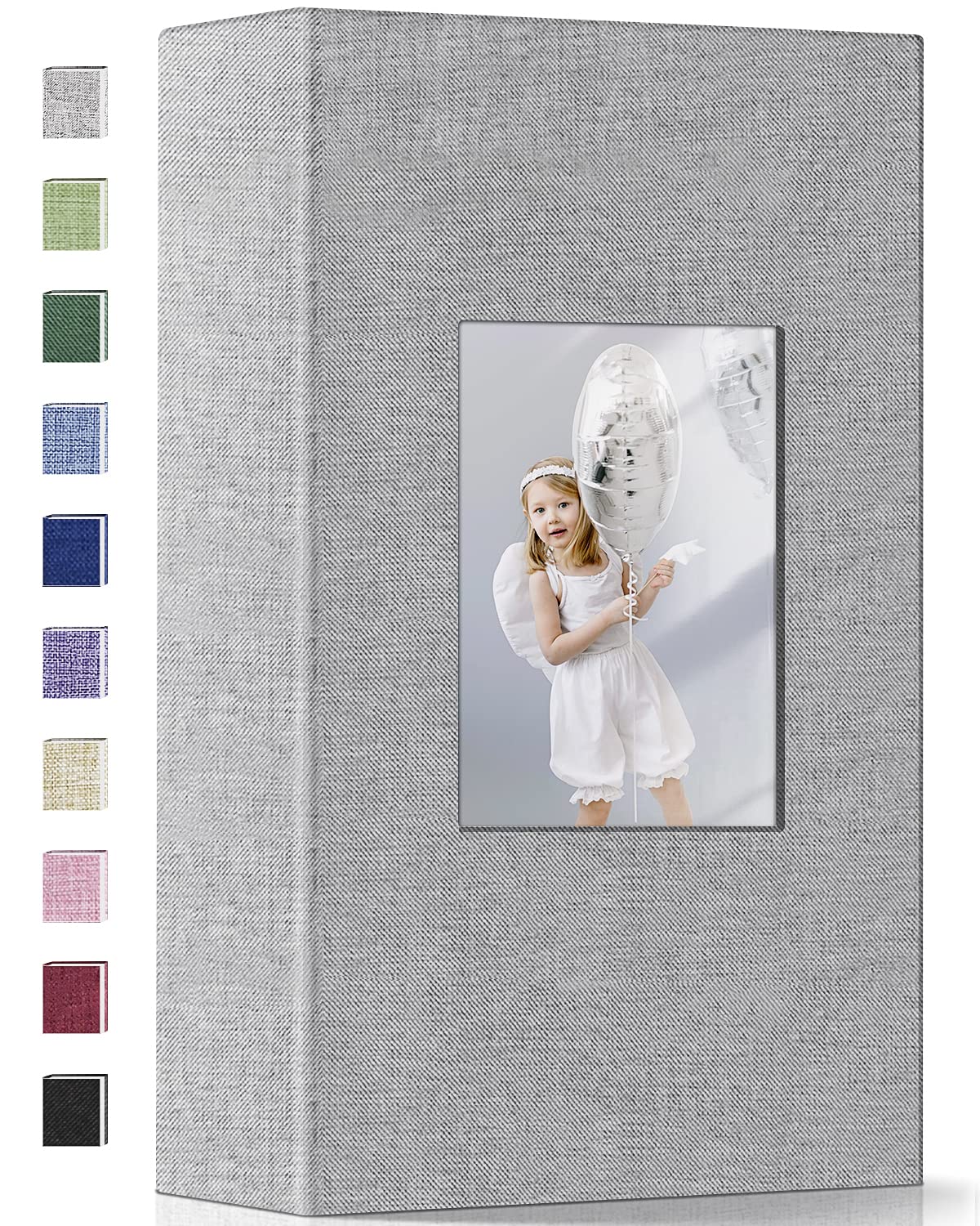 Small Photo Album 4x6 100 Photos Linen Cover Picture Photo Book For Family  Wedding Anniversary Baby Vacation Gray100 Pockets - Photo Albums -  AliExpress
