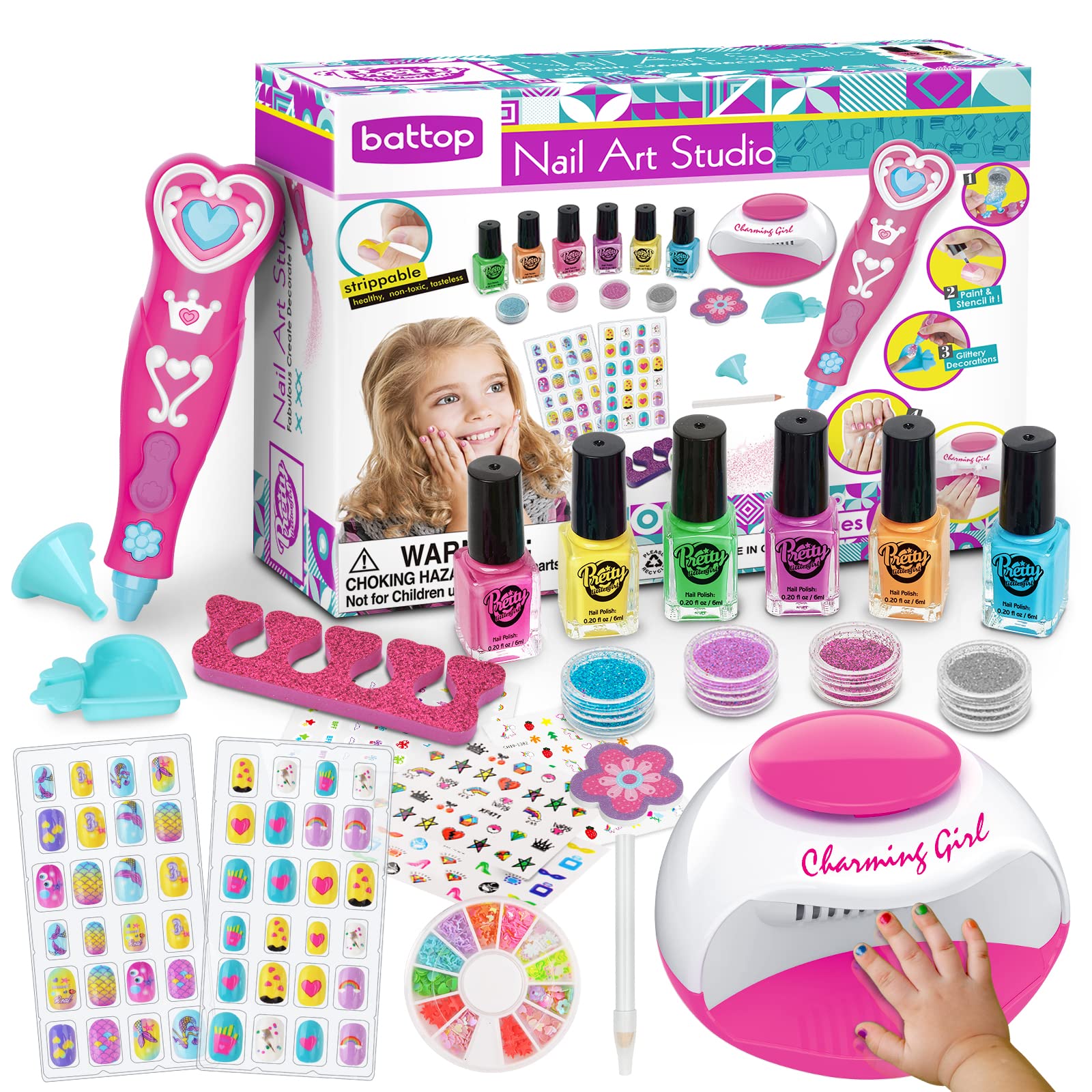  Toys for 1-10 Year Old Girls,Star Projector for Kids 2