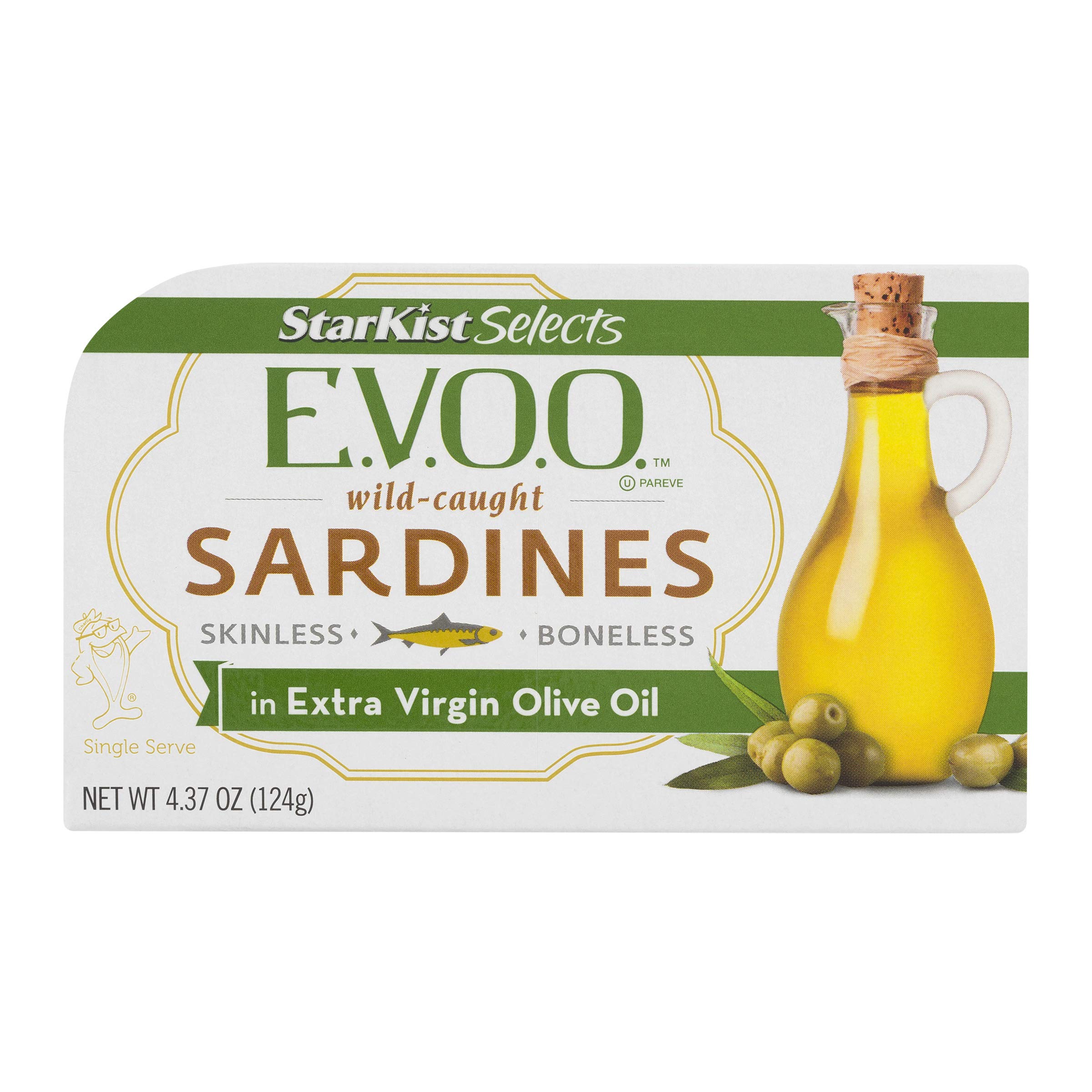 Sardines in Extra Virgin Olive Oil, Skinless & Boneless