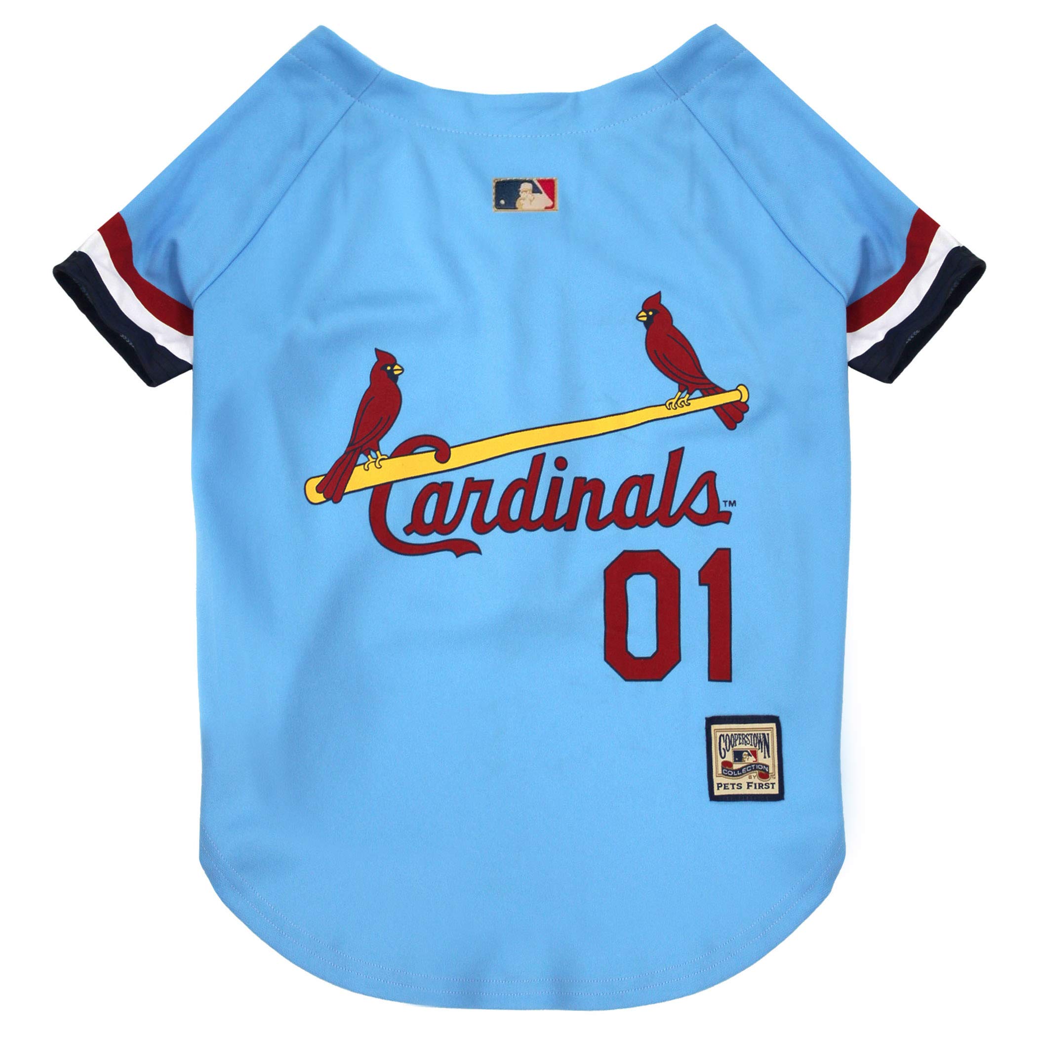 Pets First MLB St. Louis Cardinals Tee Shirt for Dogs & Cats. Officially  Licensed - Large 