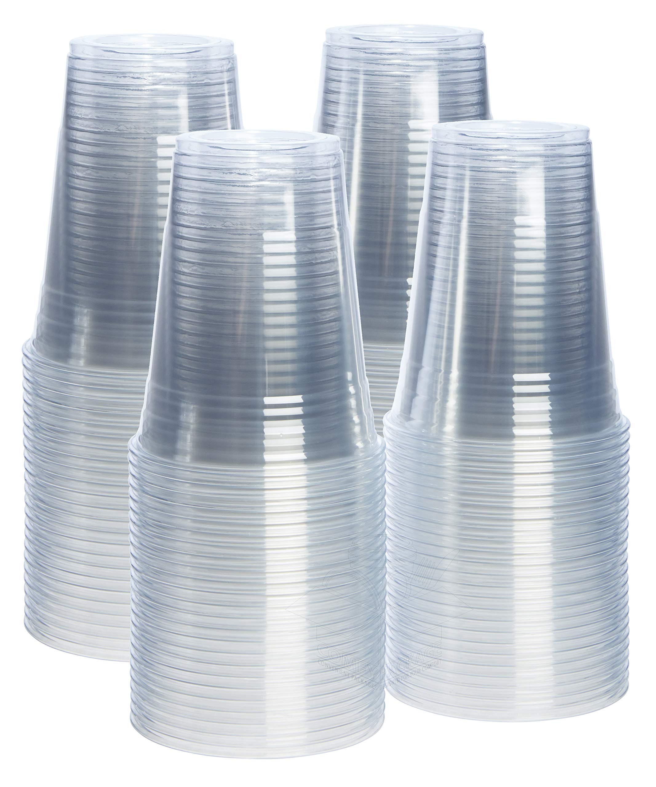 100 Pk 16 oz Clear Plastic Cups