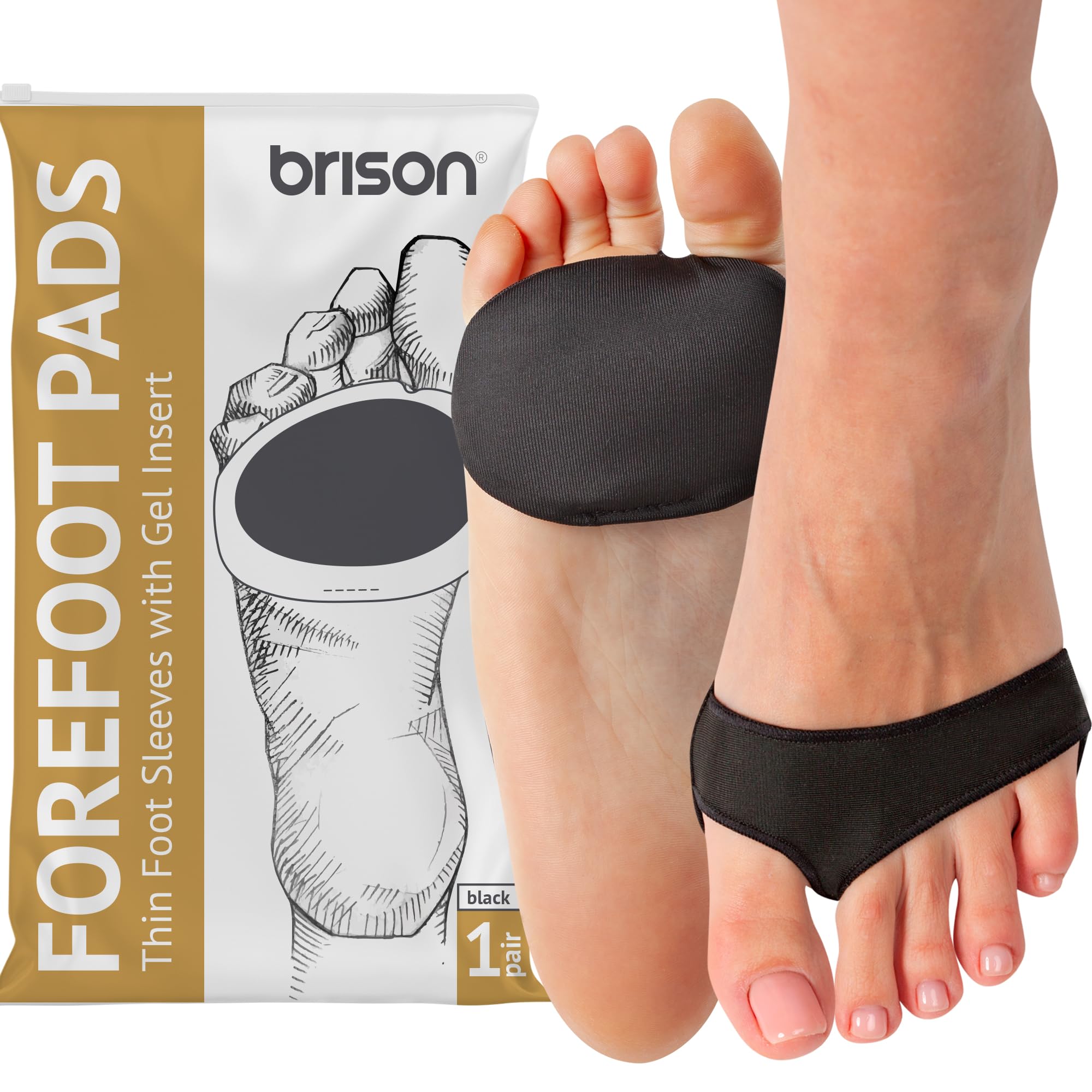Ball of Foot and Metatarsal Pads, Cushions, Sleeves & Protection