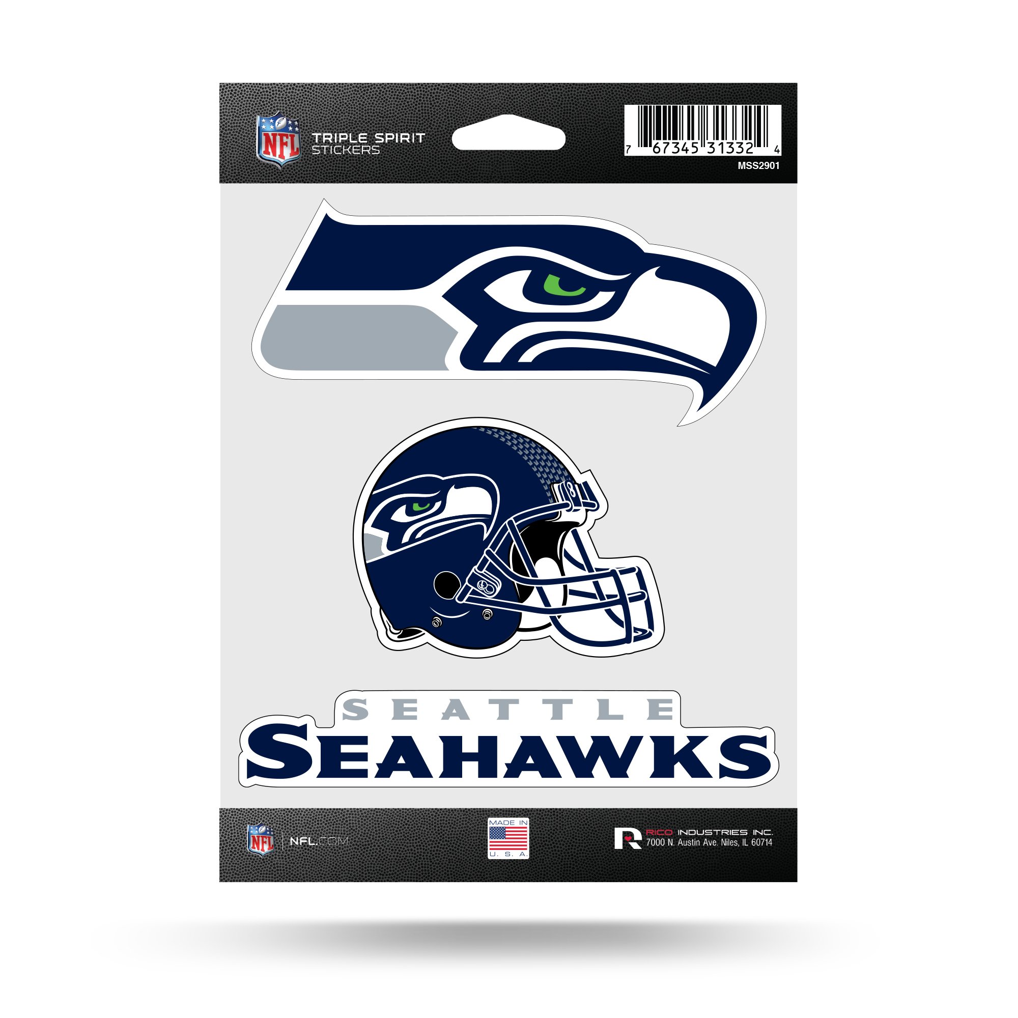 Rico Industries NFL 5-Pc Sticker Sheet