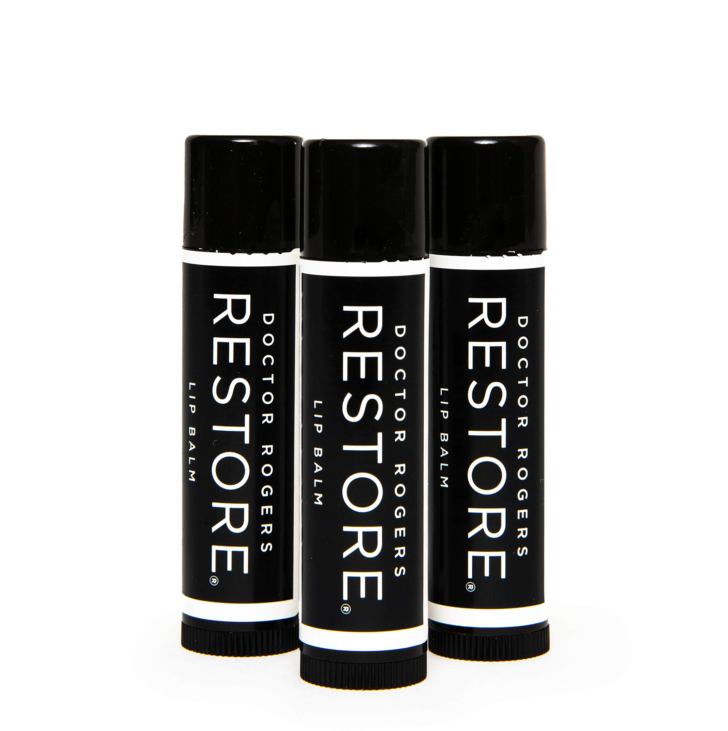 Doctor Rogers Natural Restore Lip Balm - Plant-Based, Hypoallergenic 