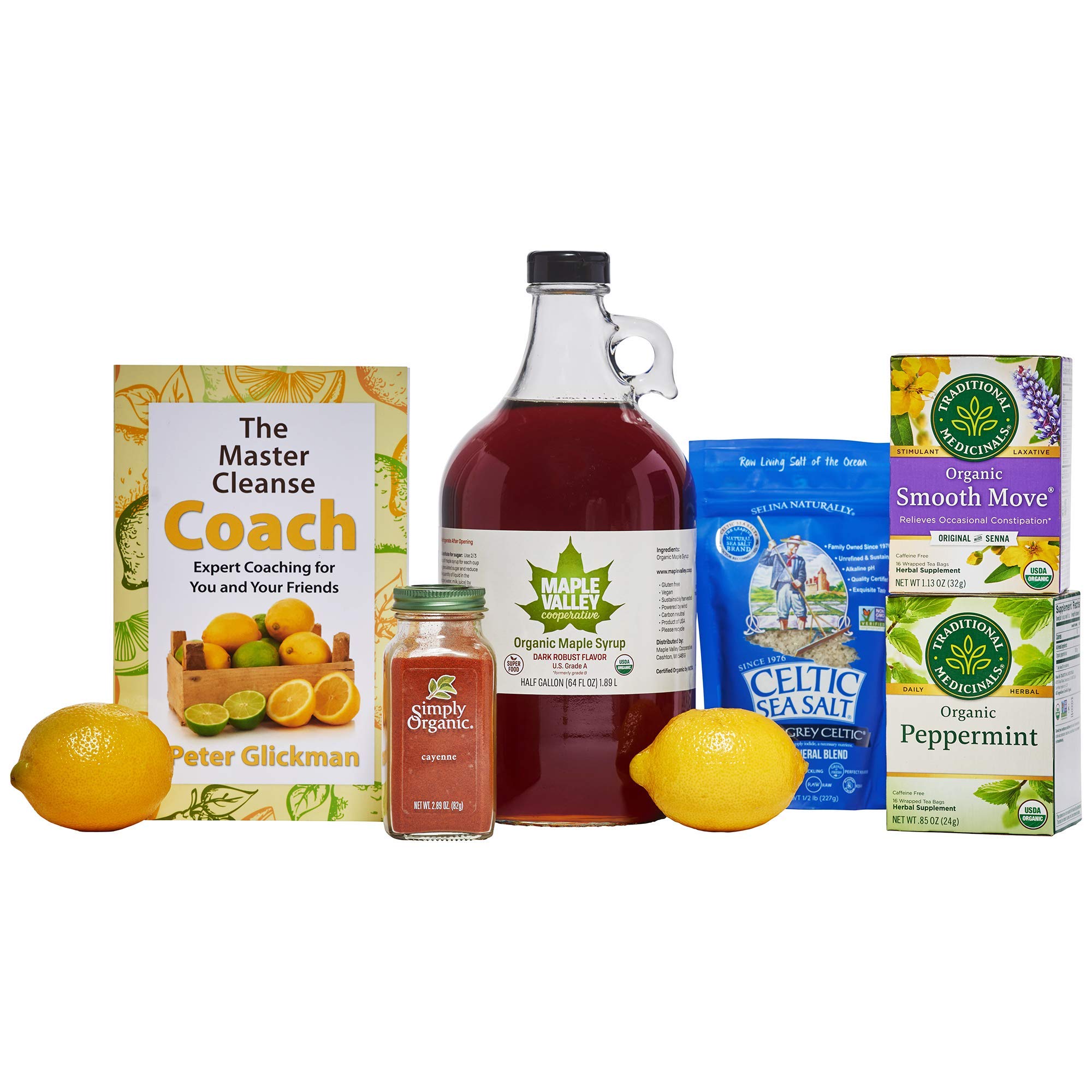 Maple Valley Master Cleanse 10 Day Detox/Kit with 64 oz Glass