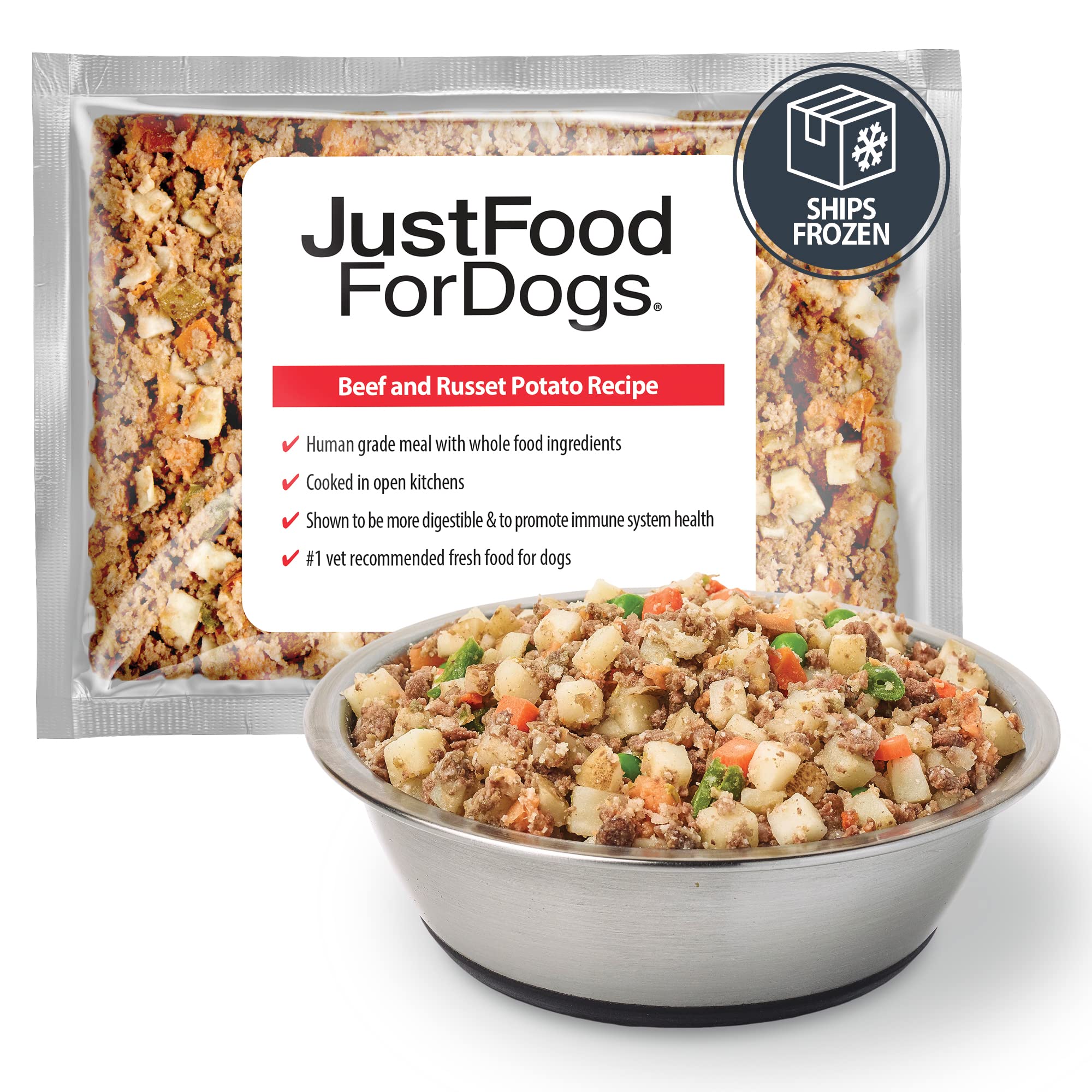 JustFoodForDogs Fresh Frozen Dog Food Human Quality Ingredients