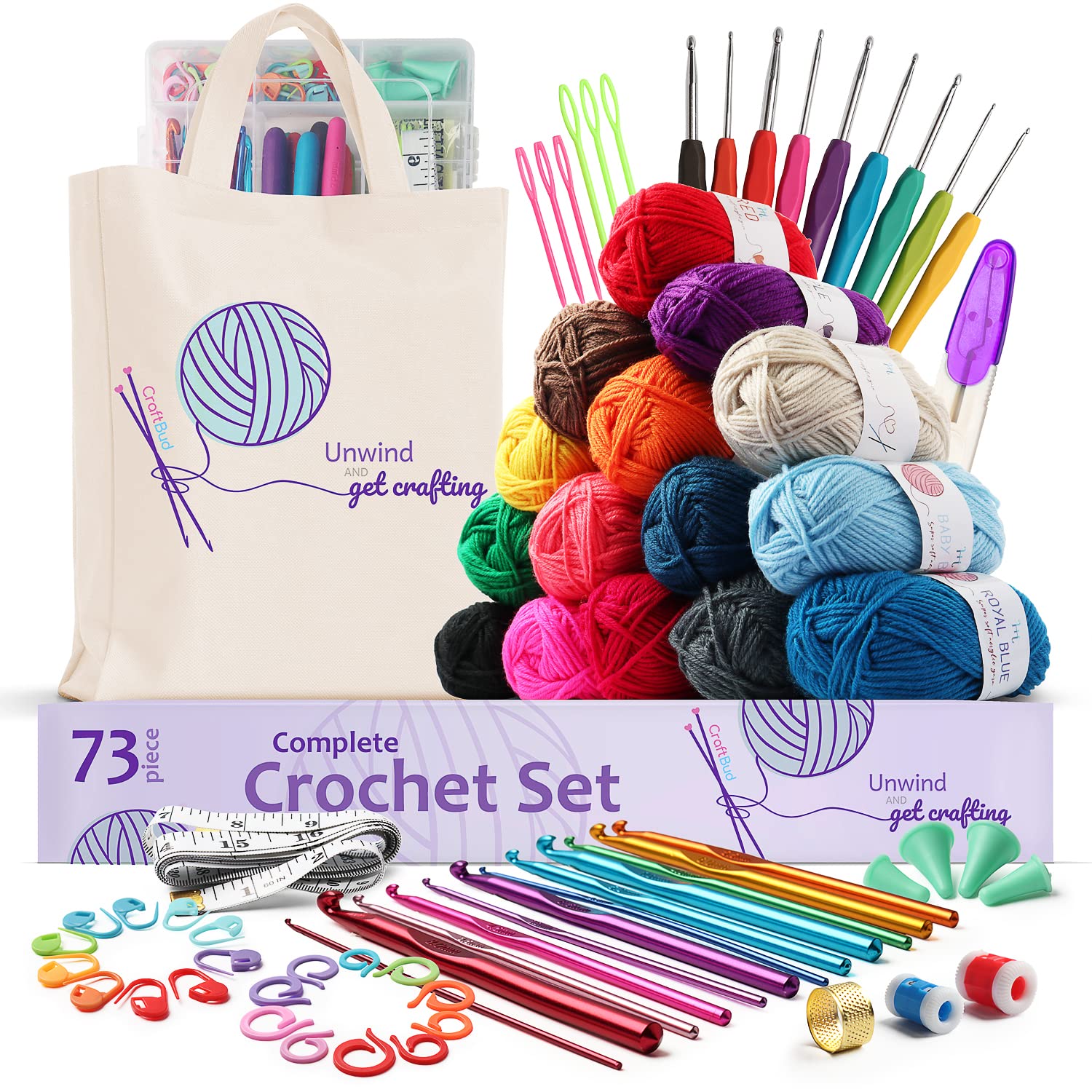 Crochet Kit for Beginners Adults – Beginner Crochet Kit for Adults and  Kids, Learn to Crochet Kits