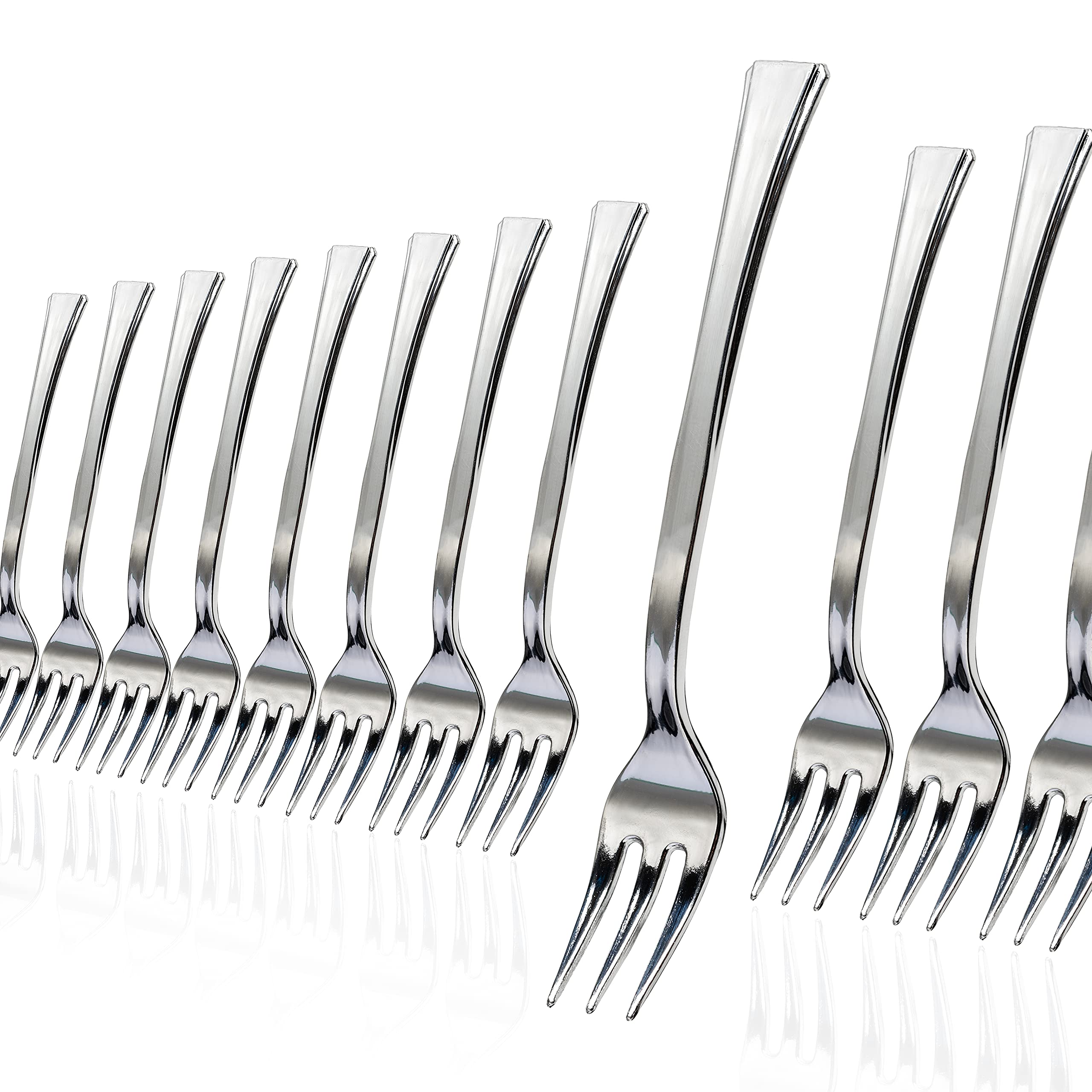 Exquisite Clear Plastic Mini Forks 100 CT Tasting Forks Disposable Mini  Tasting Forks Mini Plastic A…See more Exquisite Clear Plastic Mini Forks  100