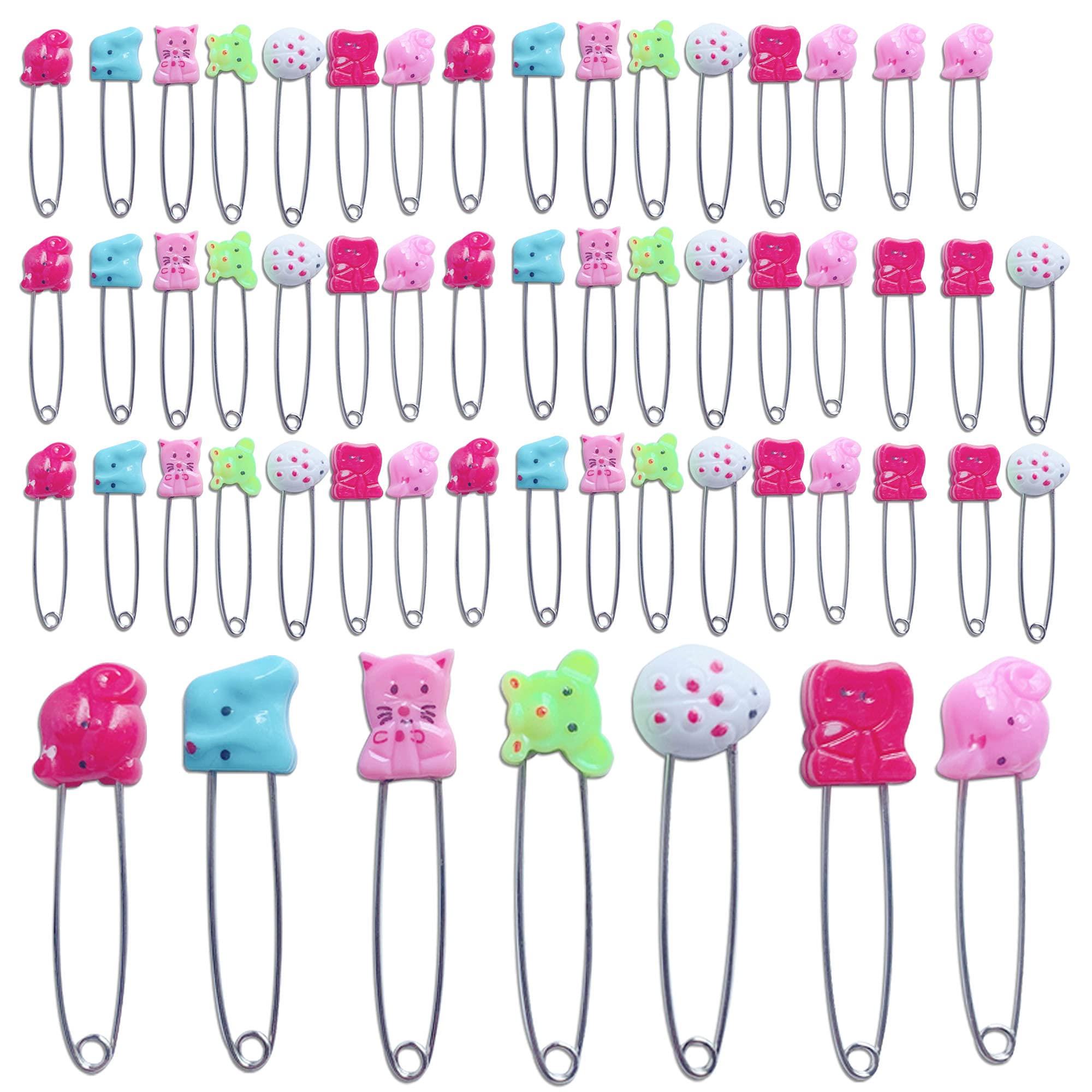 36pcs Baby Safety Pin Safety Brooches Clothes Pin for Baby Shower Diaper Pin
