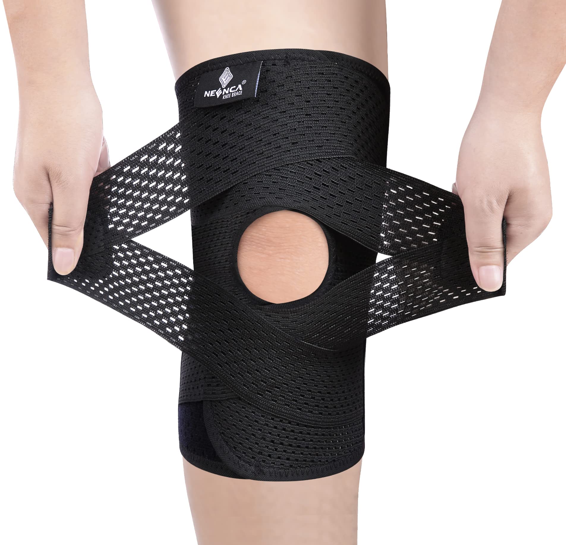 NEENCA Professional Knee Brace with Side Stabilizers, Medical Knee