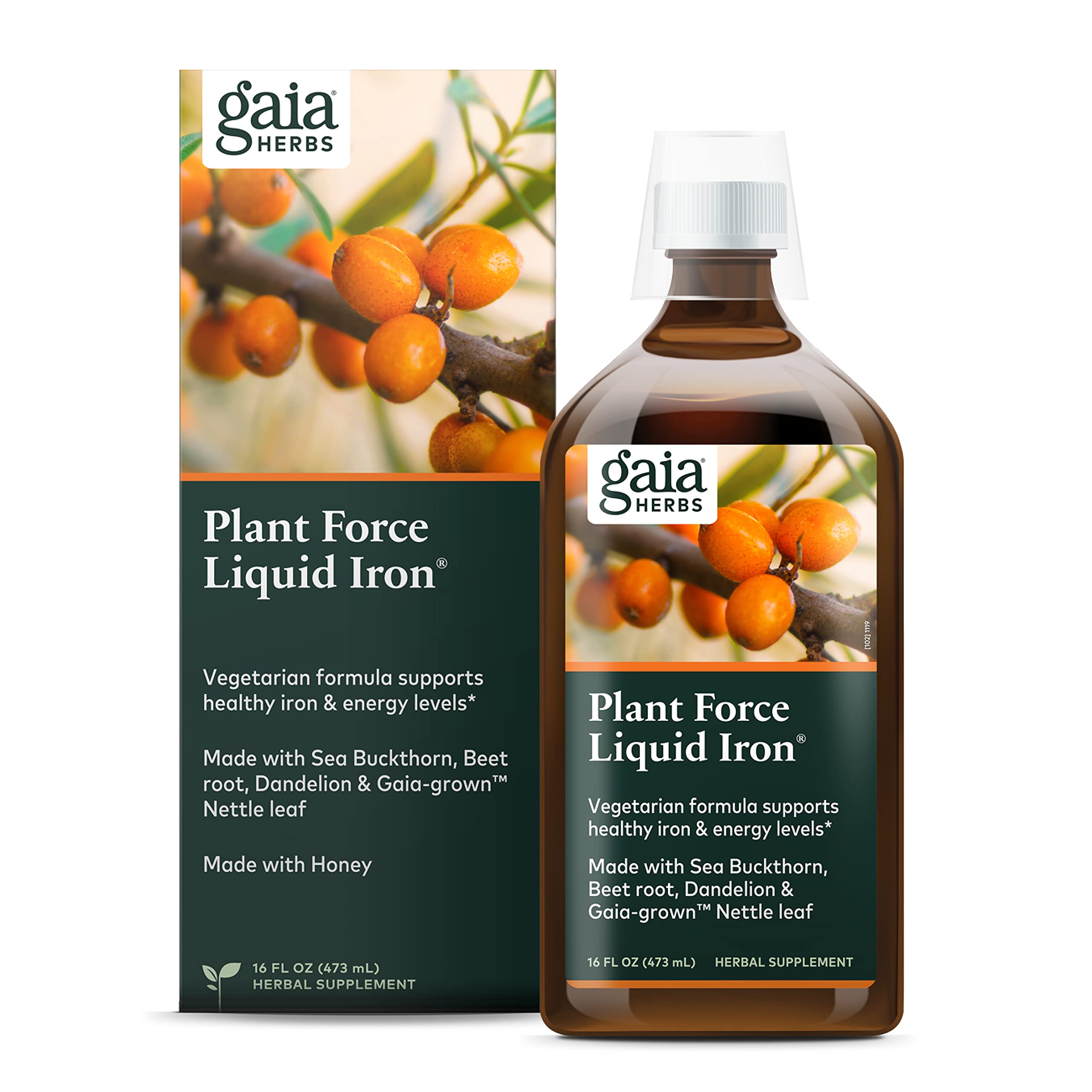 Gaia Herbs Plant Force Liquid Iron 16 Fl Oz 473 Ml   81JfhcUmiKS 