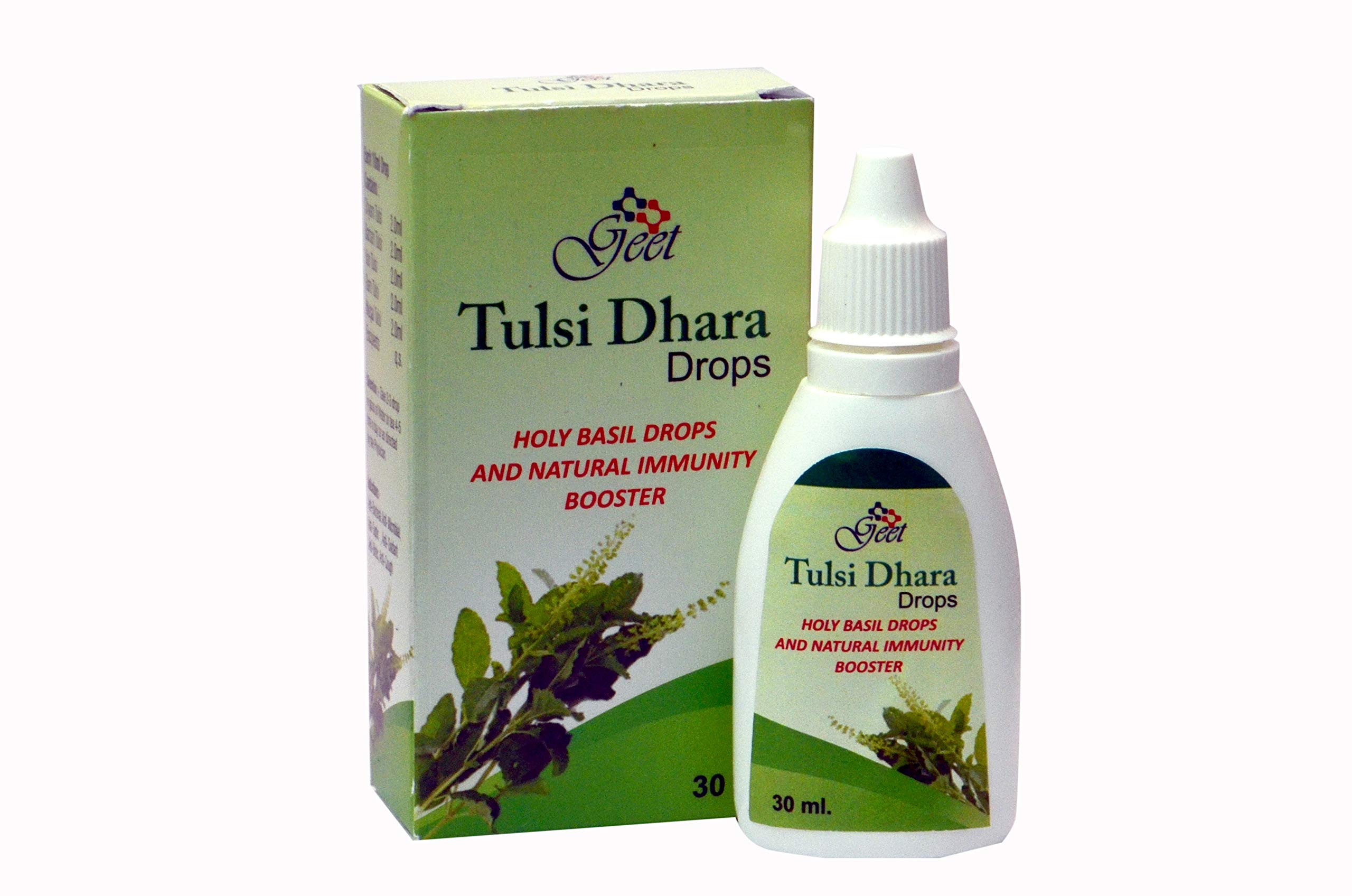 GEET Tulsi Drops Natural Immunity Booster 30 ML Pack Certified 5