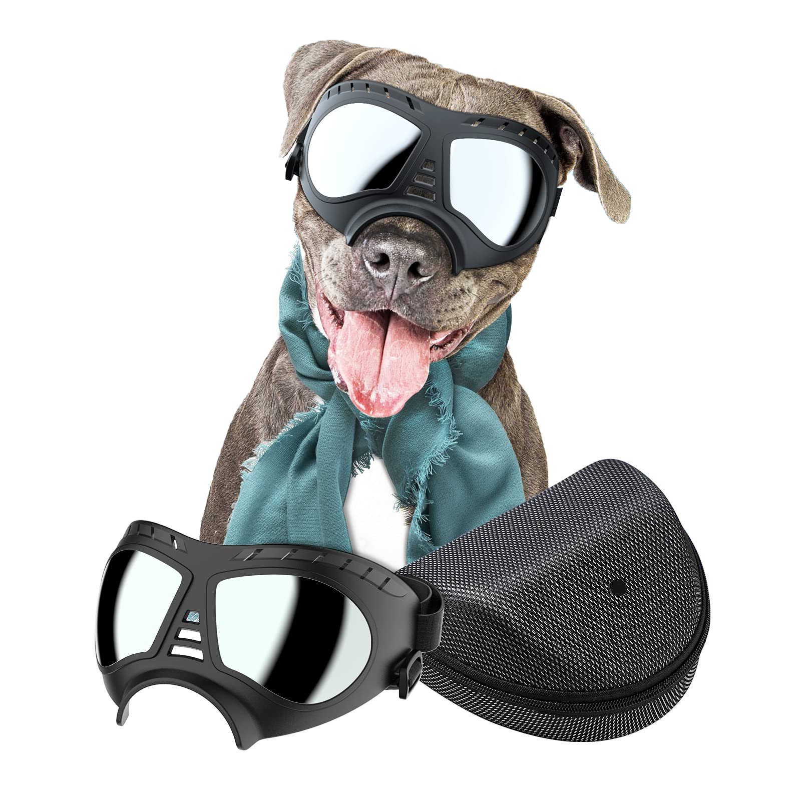 Windproof Dog Glasses Protective Dog Sunglasses Uv Wind Dust Snowproof  Goggles with Adjustable Straps for Small to for Outdoor - AliExpress