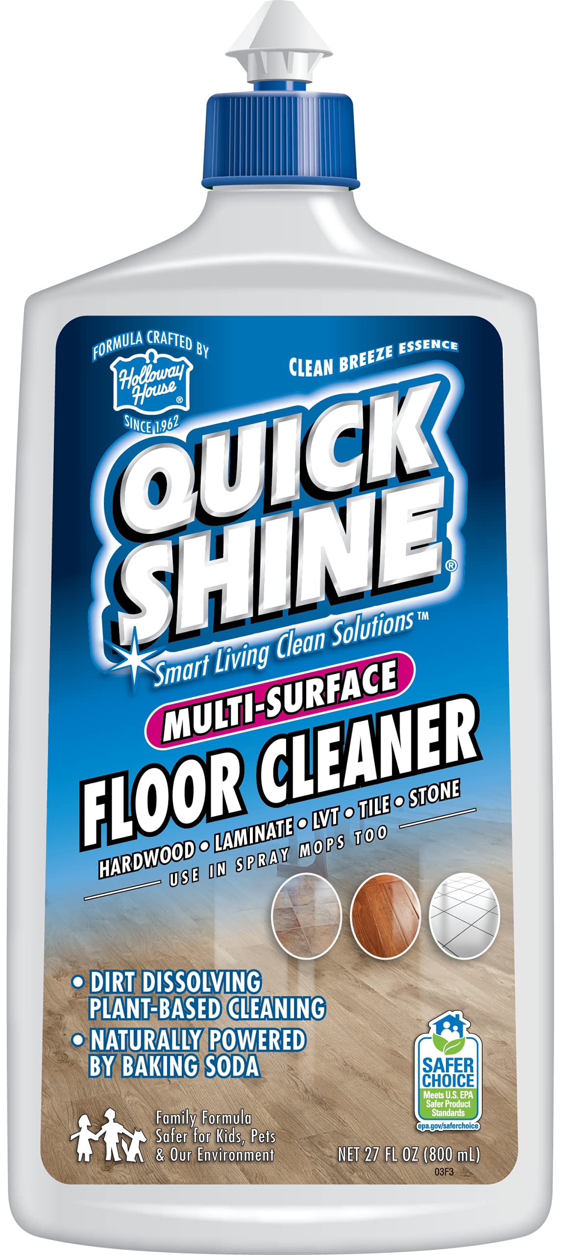 Quick Shine Floor Finish, 27 fl oz (1)
