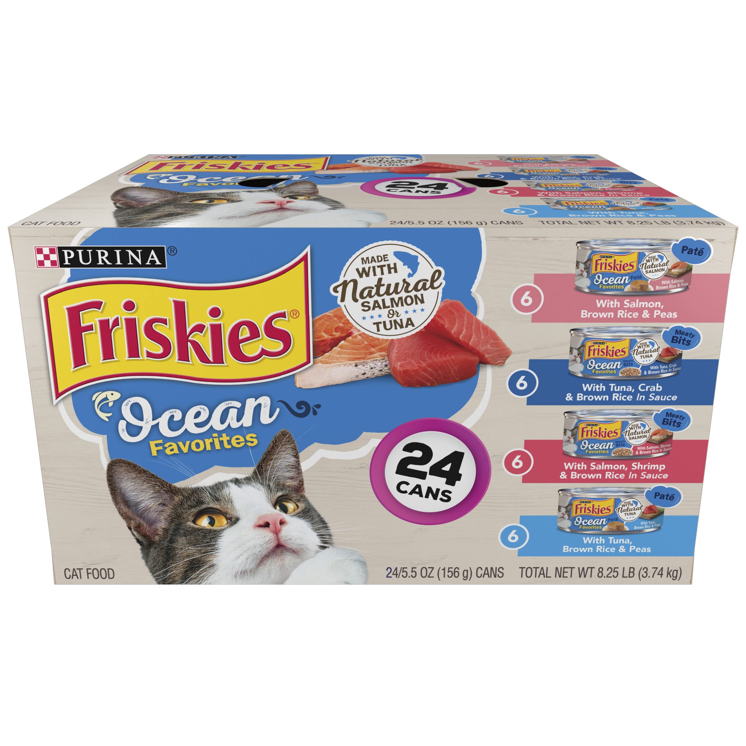 Purina Friskies Cat Food 5.5 Ounce Pack of 24 Other