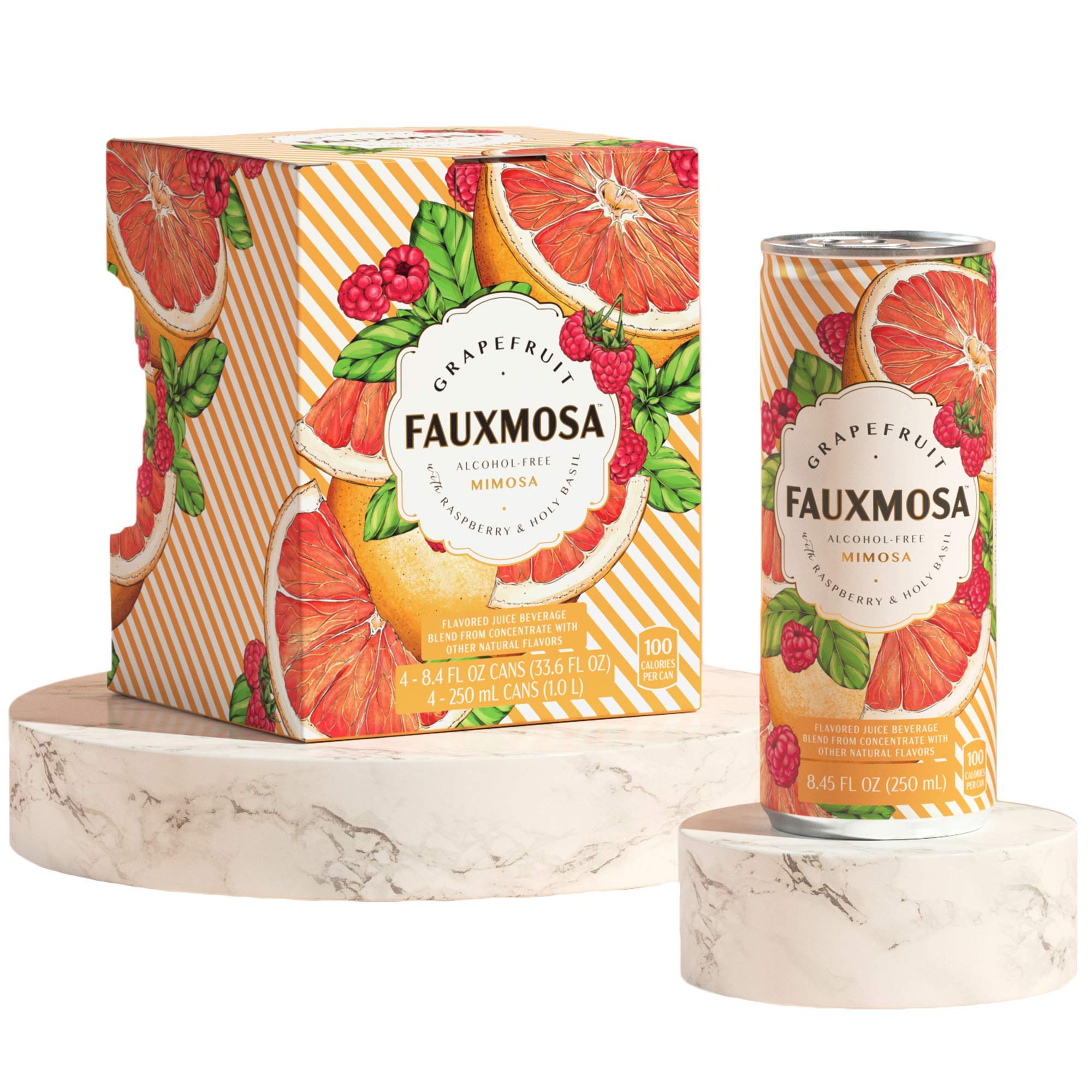 FAUXMOSA Alcohol Free Mimosas Best Premium Non Alcoholic