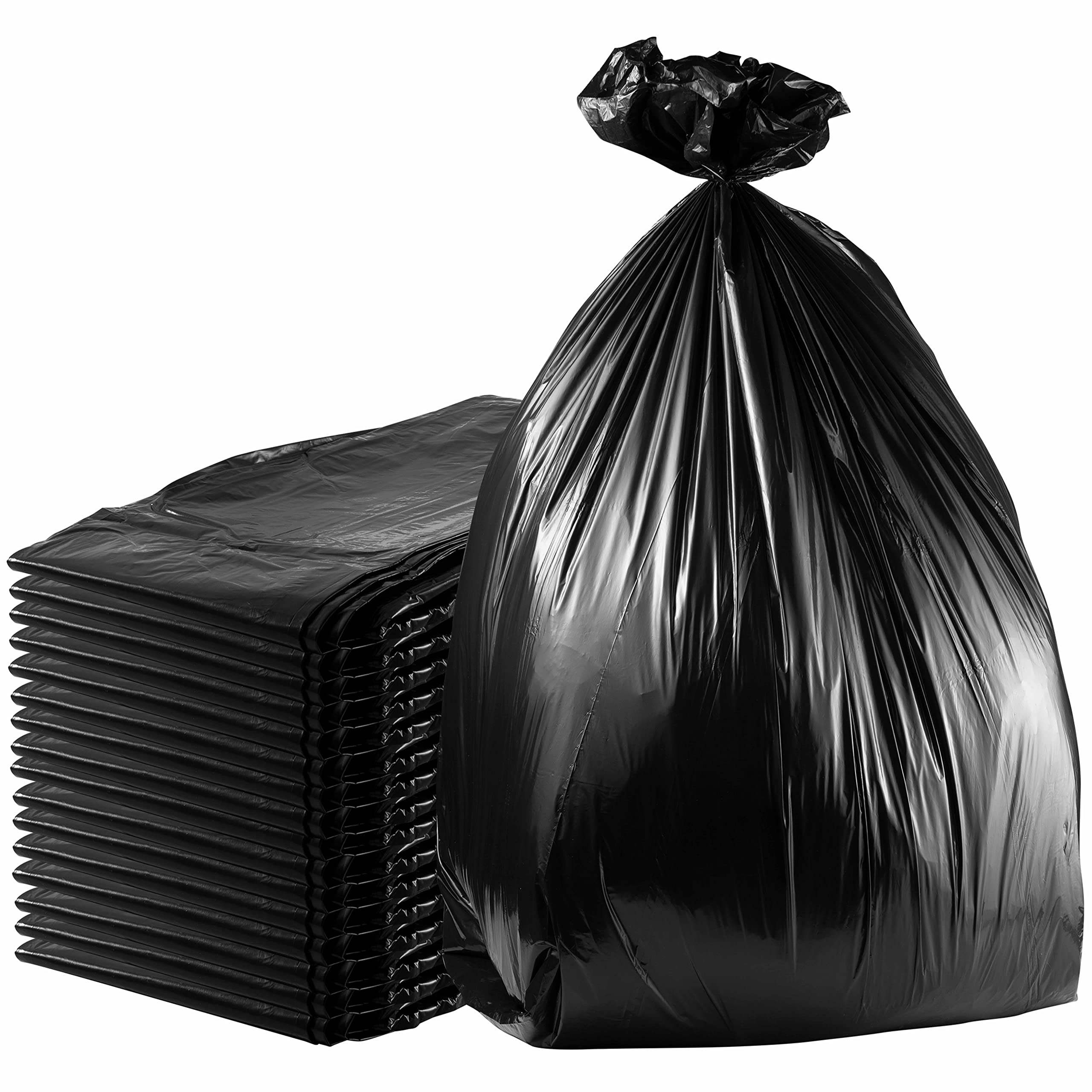 Haulmark Industrials 42-45 Gallon Black Trash Bags