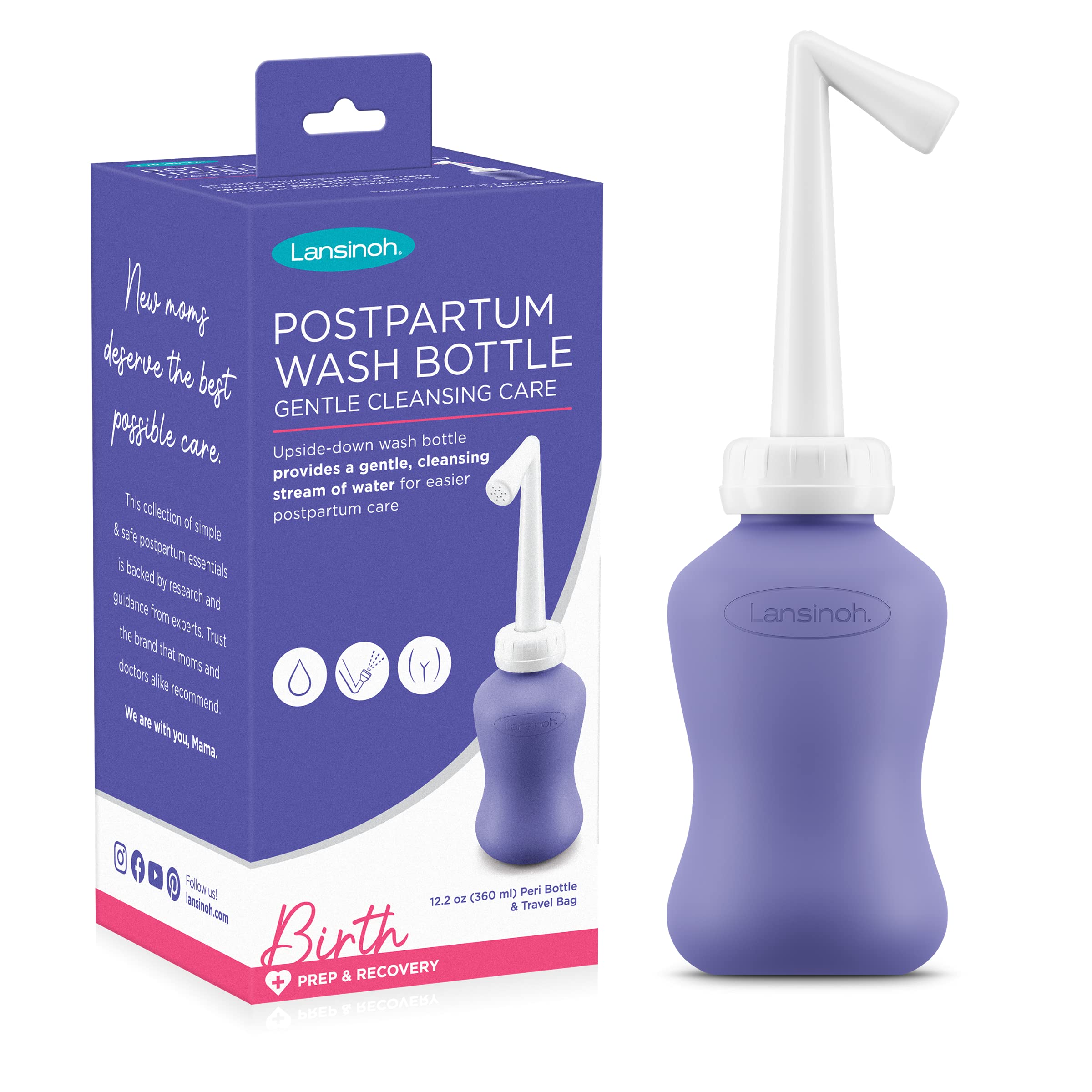Peri Bottle for Postpartum Care for Perineal Recovery and Cleansing after  Birth