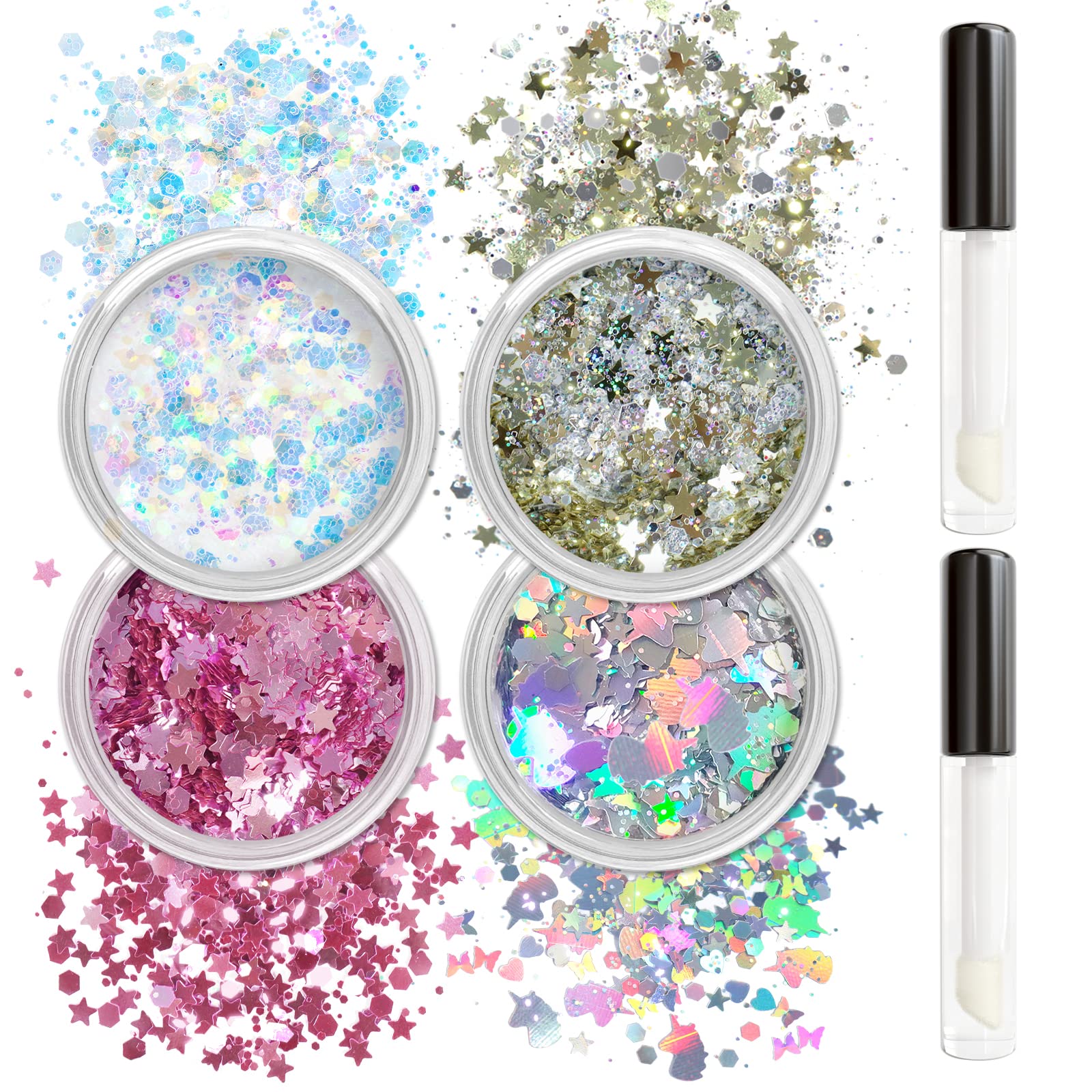 Sparkling Snow Glitter Sequin Mix