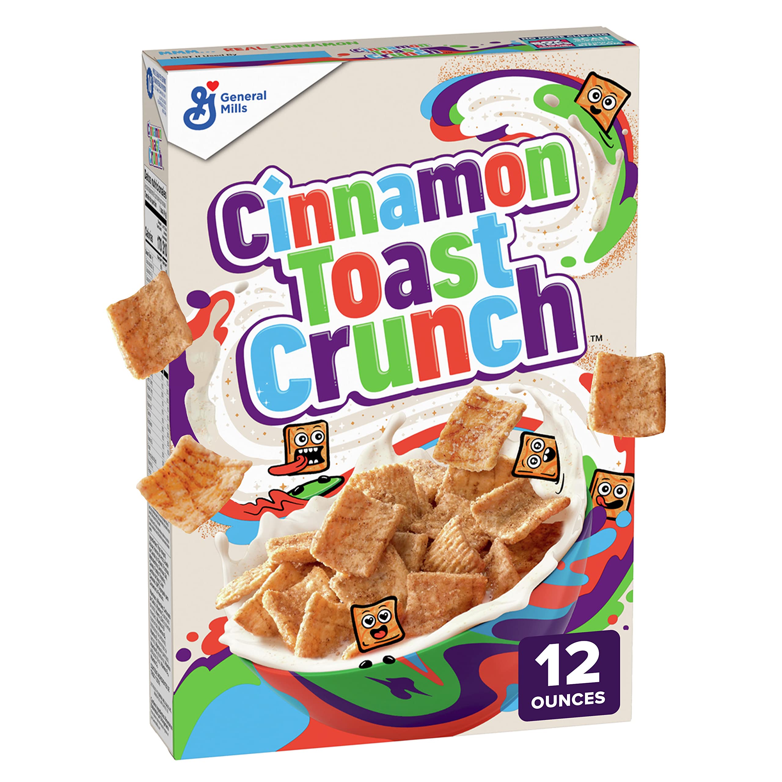 Original Cinnamon Toast Crunch Breakfast Cereal Crispy Cinnamon Cereal 