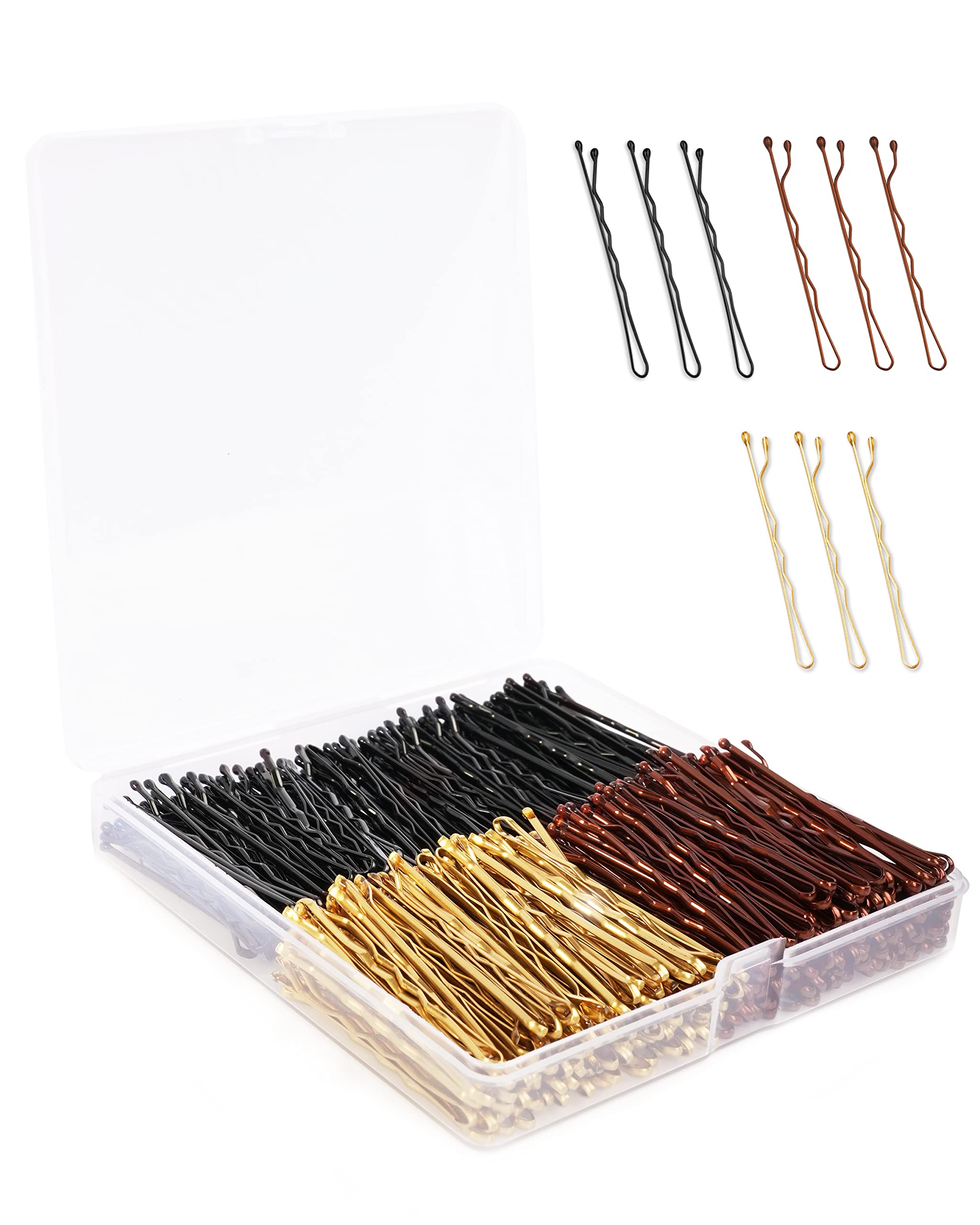 U Shaped Bun Wedding Bridal Black Hair Pins (Black-120Pcs)