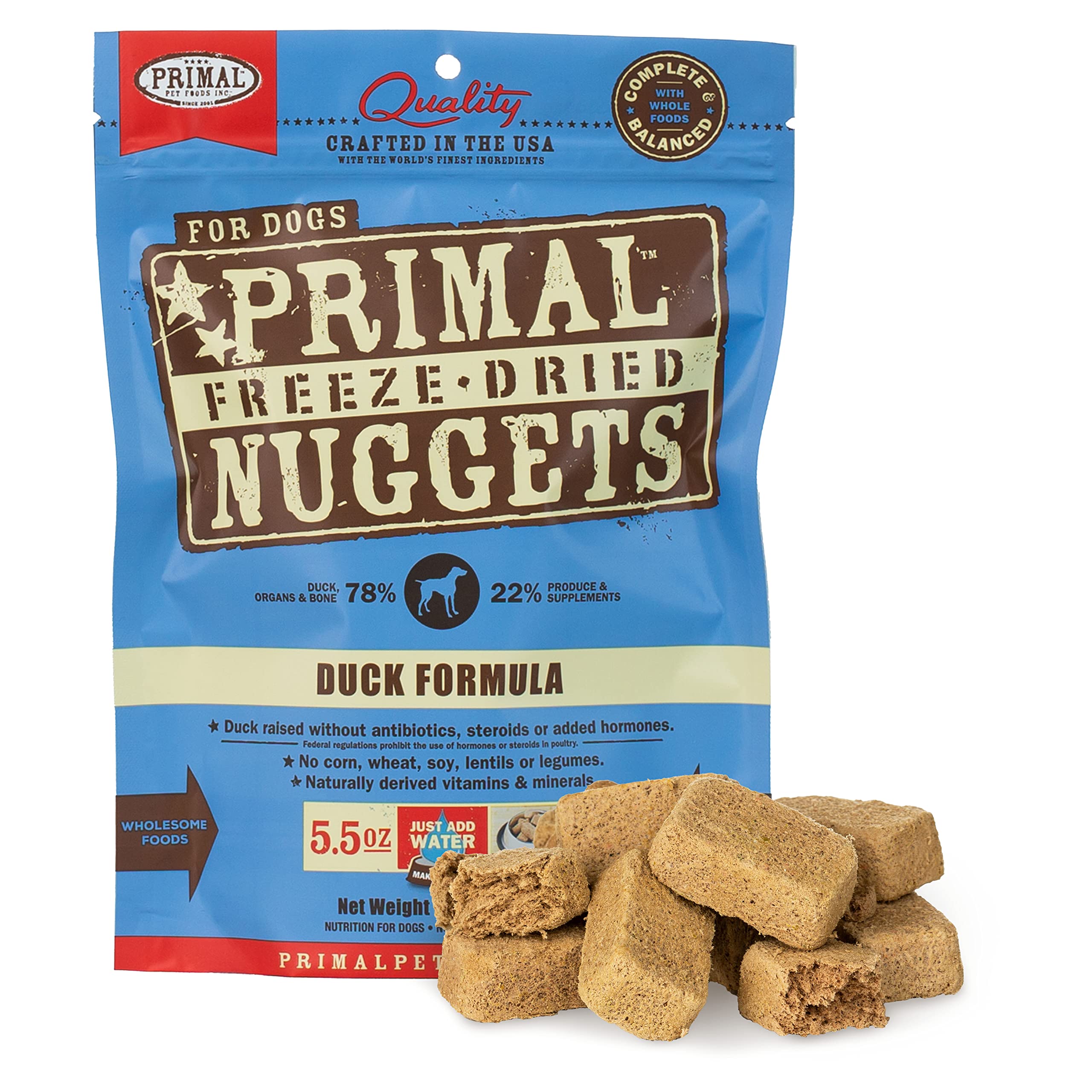 Primal formula freeze outlet dried