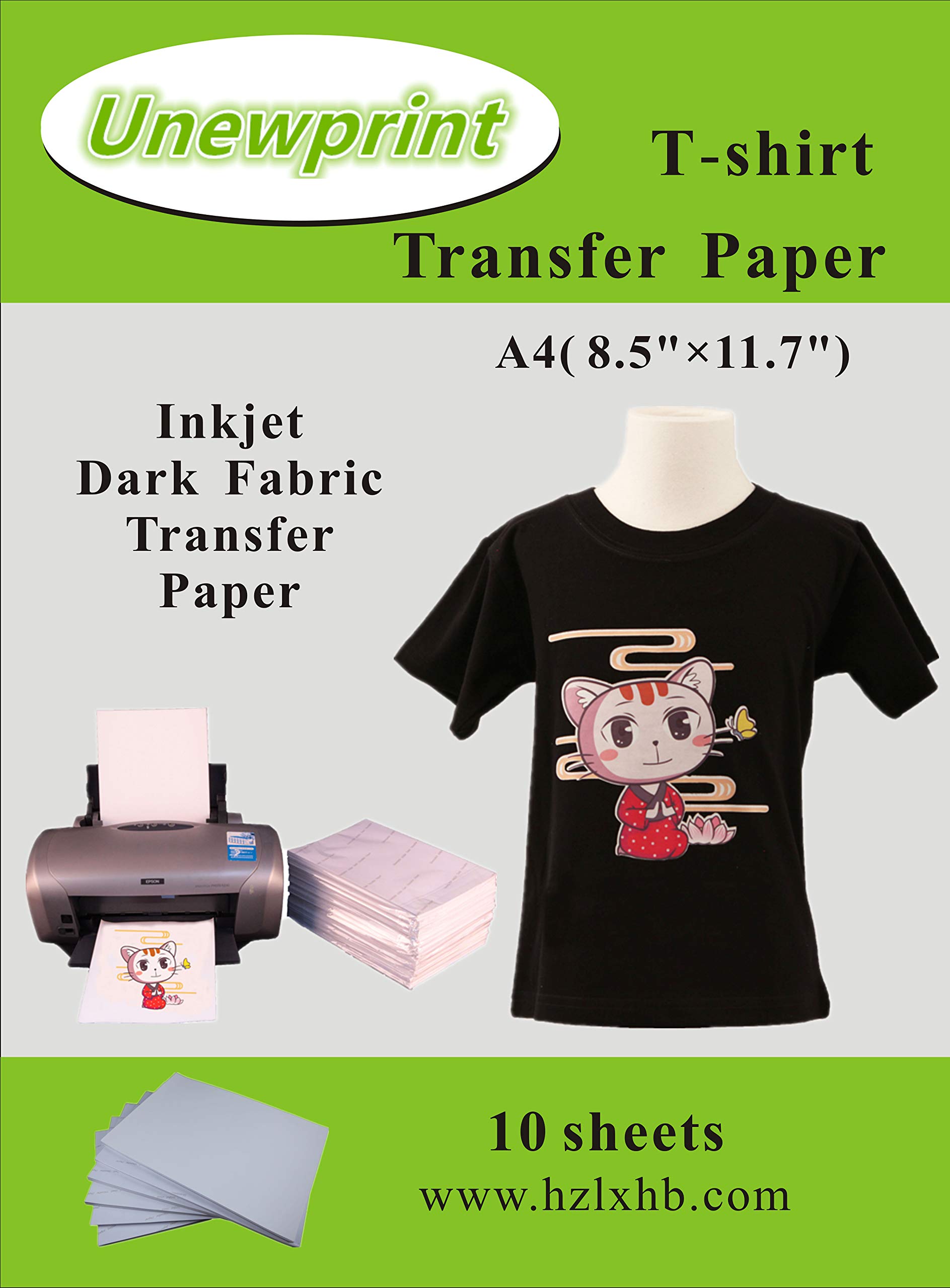 Projet Inkjet Transfer Paper for T-Shirts, 11x17, 10 Sheets TRJET1117P