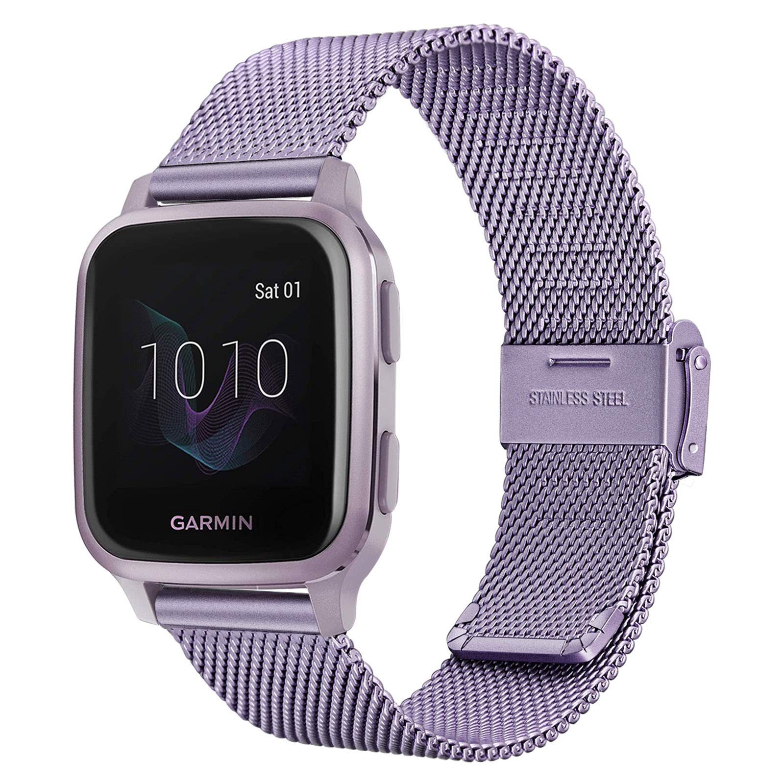  Garmin 010-02427-02 Venu Sq, GPS Smartwatch with Bright  Touchscreen Display, Up to 6 Days of Battery Life, Orchid Purple :  Electronics