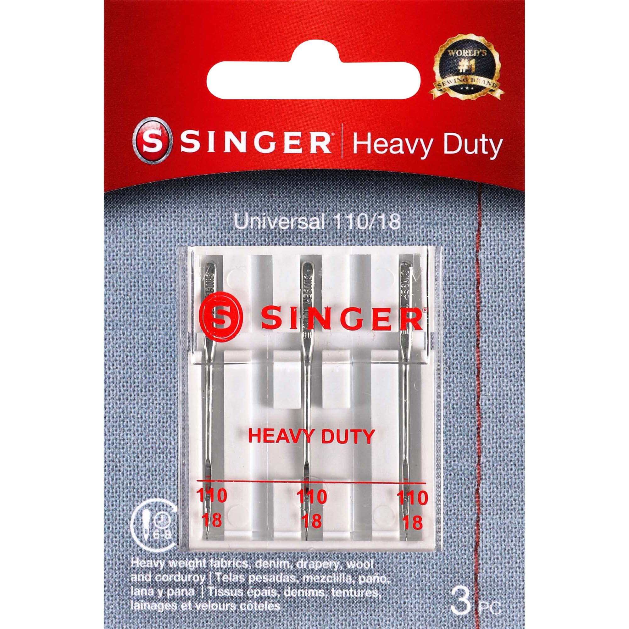 SINGER Sewing Machine Needles Size 18, 3 Pack