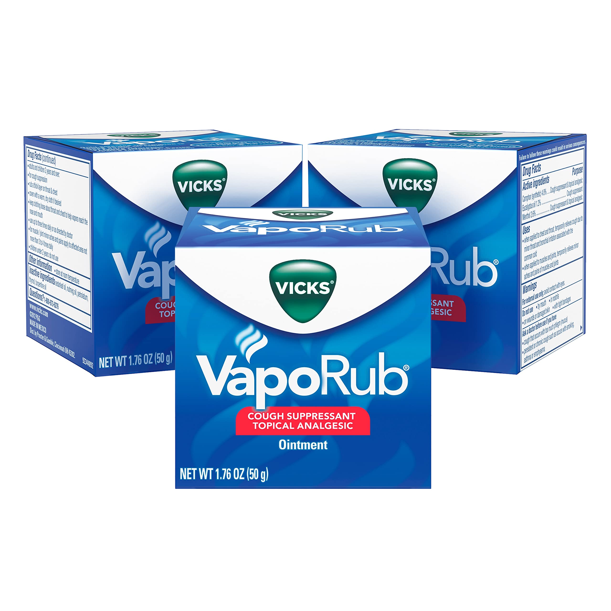 Vicks VapoRub Original Cough Suppressant Medicated Topical