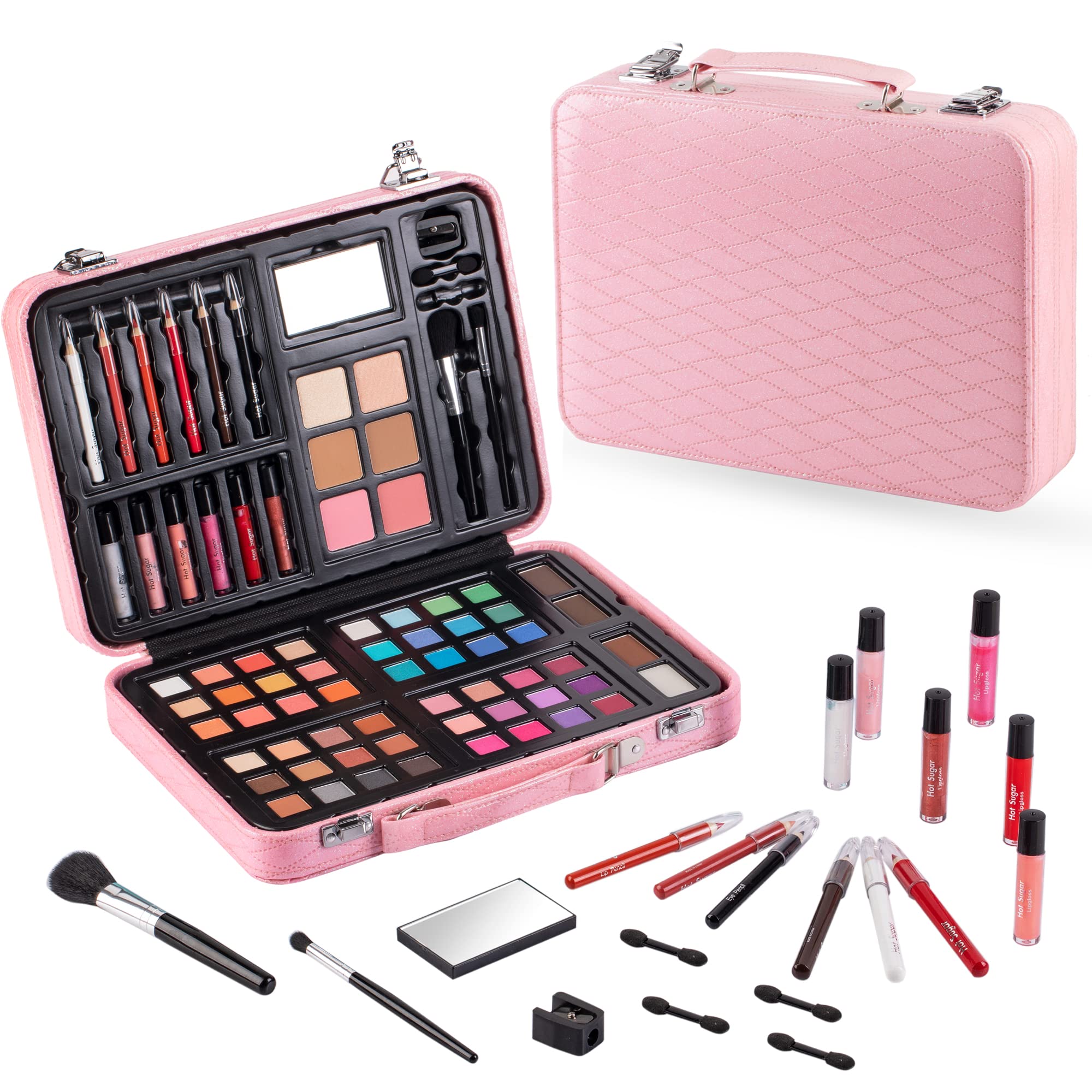 Buy Hot Sugar Makeup Kit for Preteen Girls 10-12, Birthday Christmas Makeup Gift  Set for Teens 16-18, All in One Beginner Makeup Kit for Women Full Kit  Includes Real Cosmetics and Makeup