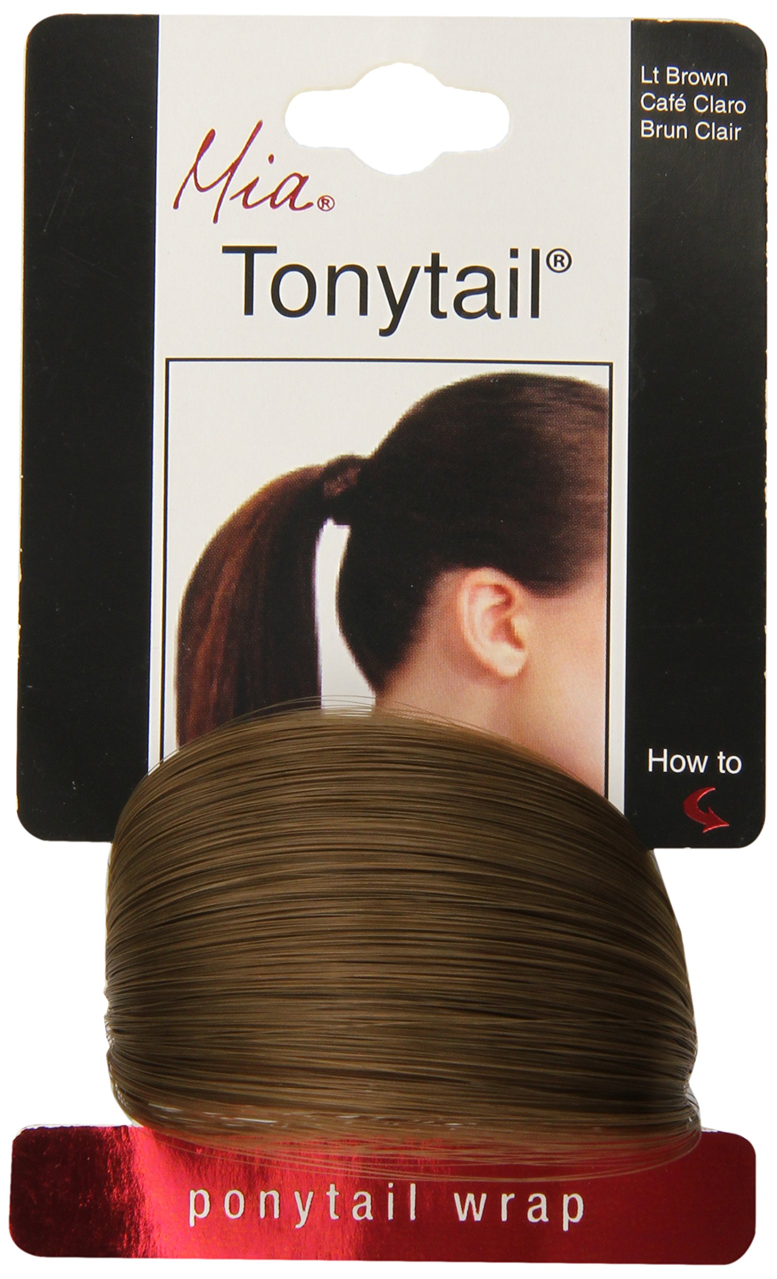 Mia Tonytail Ponytail Wrap Synthetic Wig Hair on Elastic Rubber