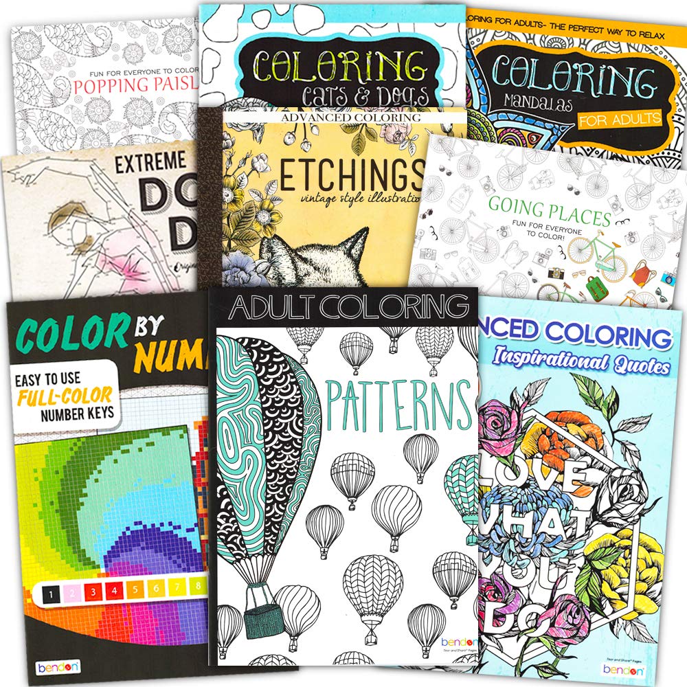 Color By Number Coloring Book For Adult: An Adult Coloring Book