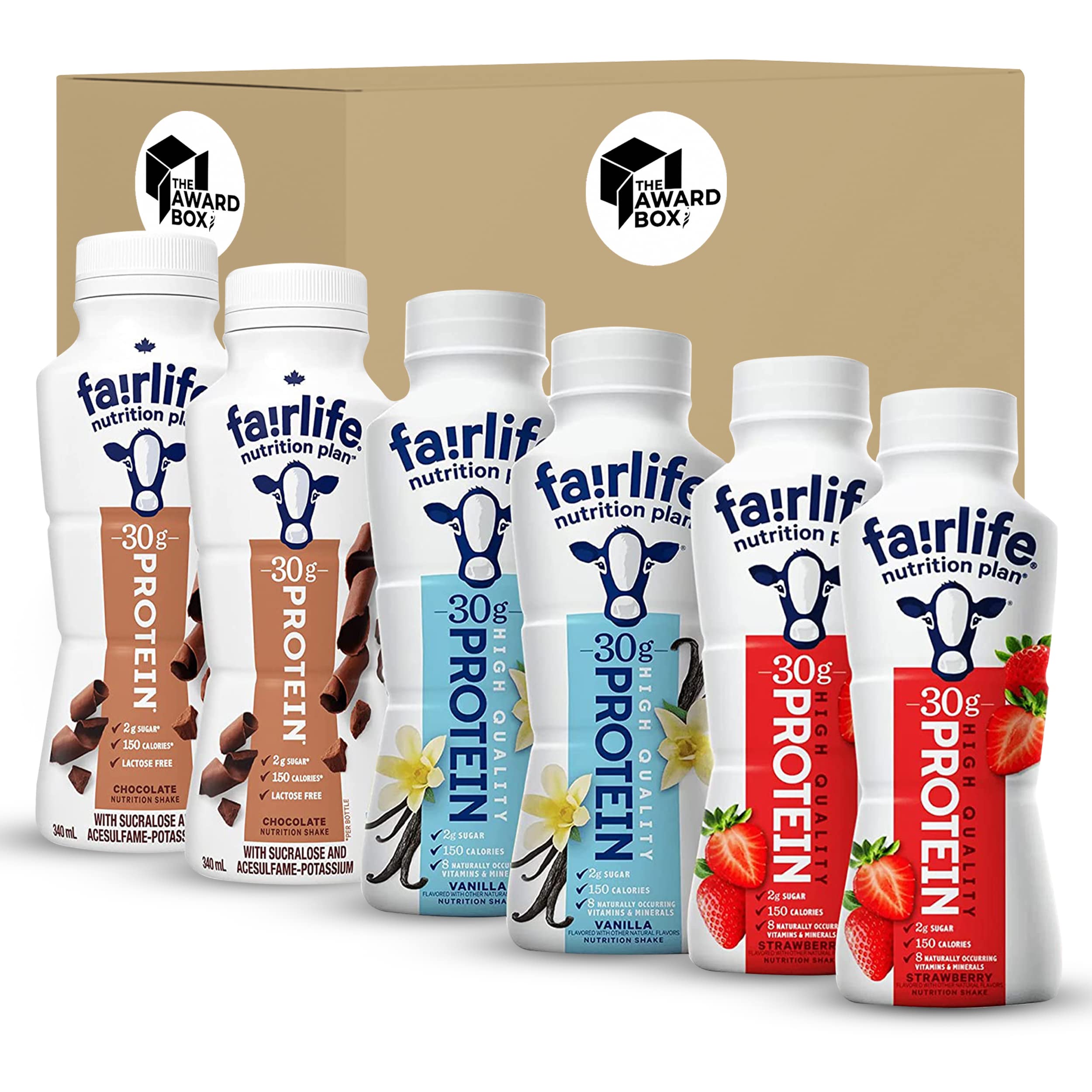 High Protein Shake Drinks Fairlife Nutrition Plan 30g Variety Pack