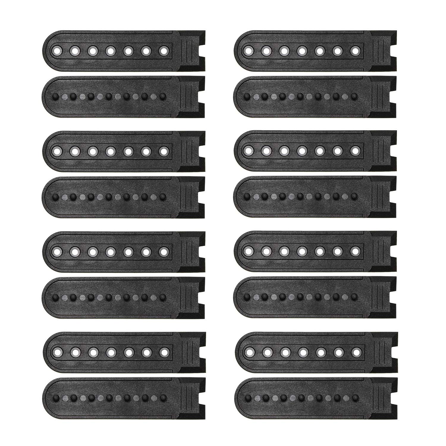 BENECREAT 48 Pairs Black Plastic Snapback Strap with 7 Holes, Hat Caps  Replacement Fasteners Buckle, Strap Extender for Hat Fastener Repair