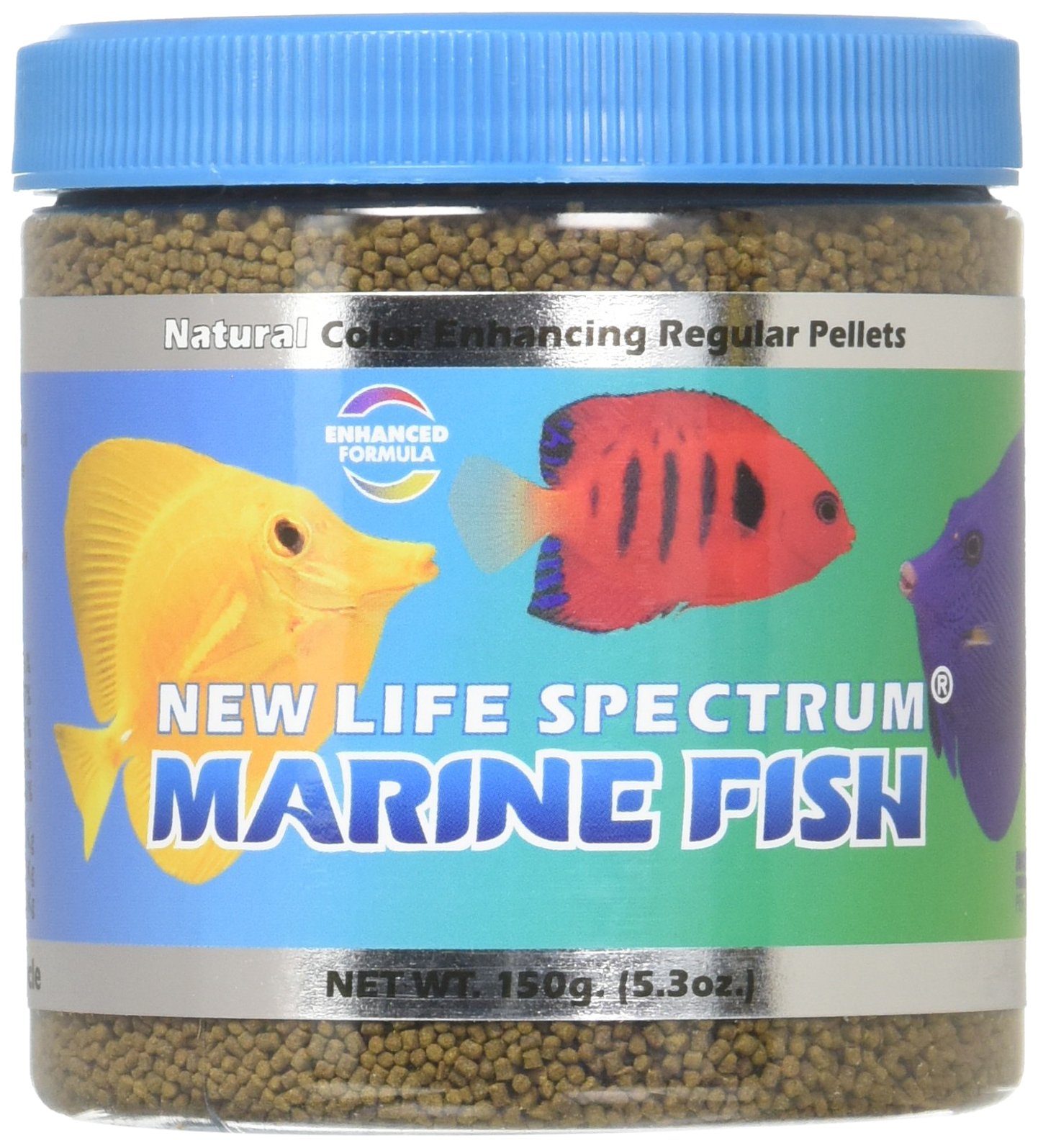 New Life Spectrum Marine Fish Tropical Food Pellets 5.3 Ounce