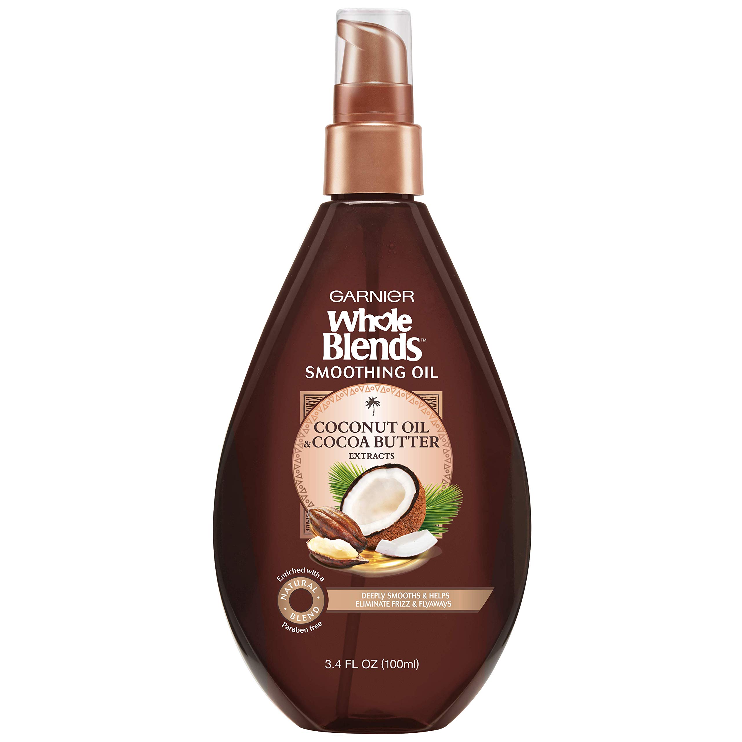 Ultimate Blends Coconut Oil And Cocoa Butter Smoothing Mask, Garnier, Ultimate Blends, AHB