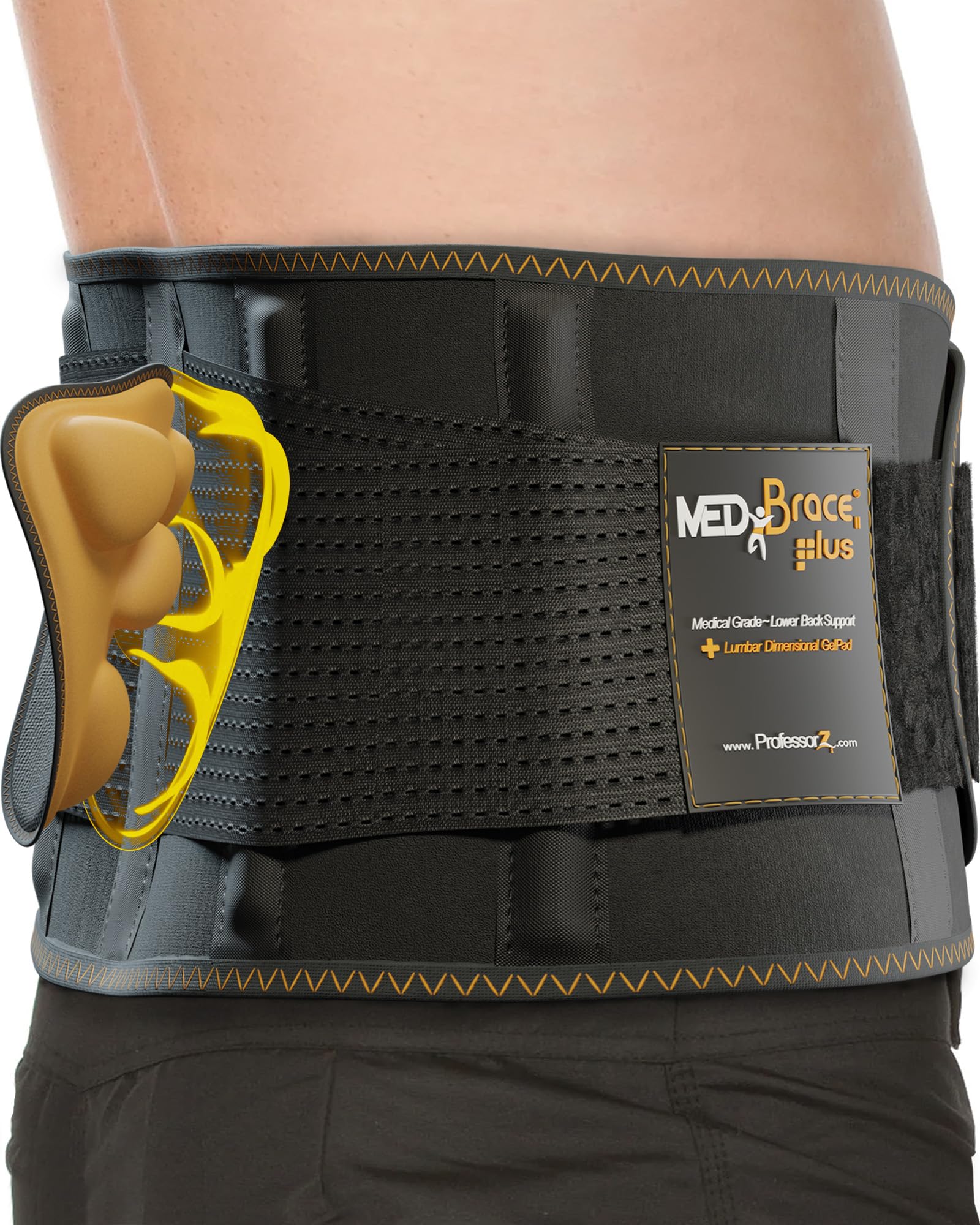 MEDiBrace Plus Back Support Belt Back Brace with Ergonomic Lumbar