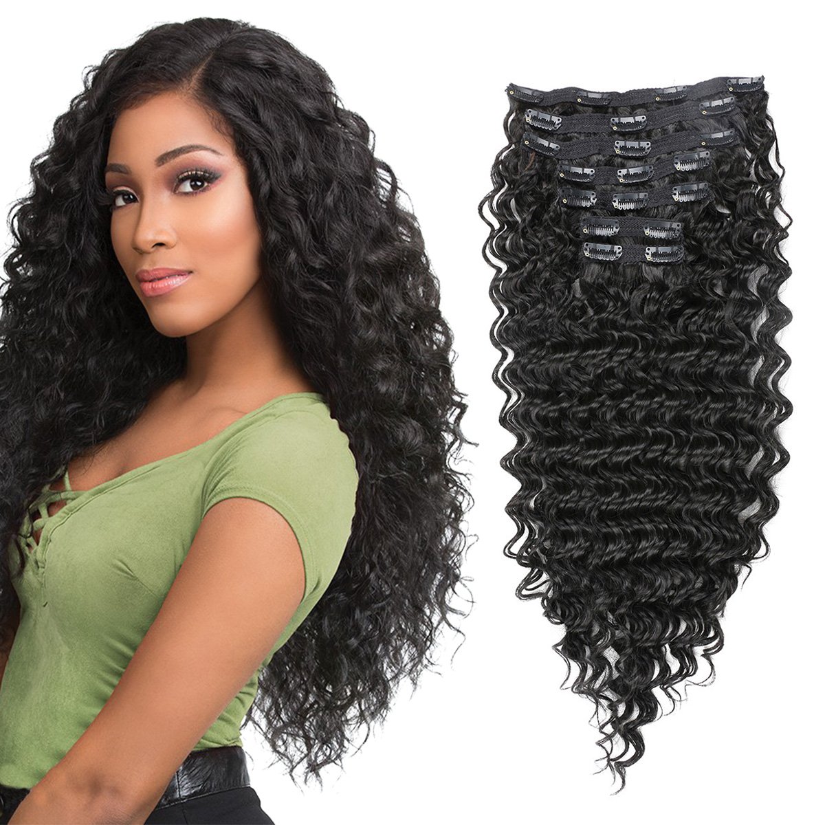  Clip In Hair Extensions 24 Curly Hair Extensions