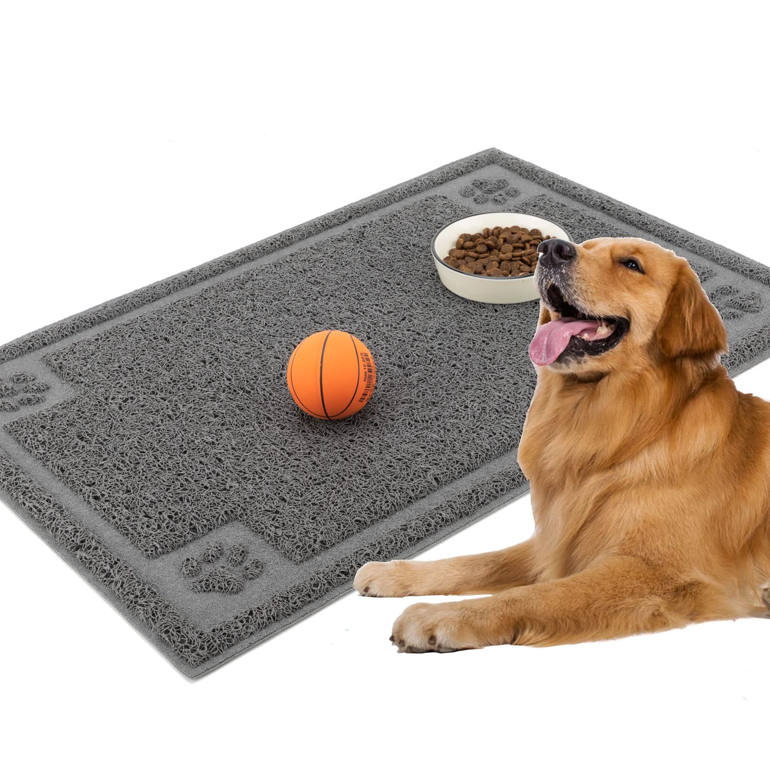  Rnivvi Dog Food Mat, 16x24 Marble Dog Mat for Food