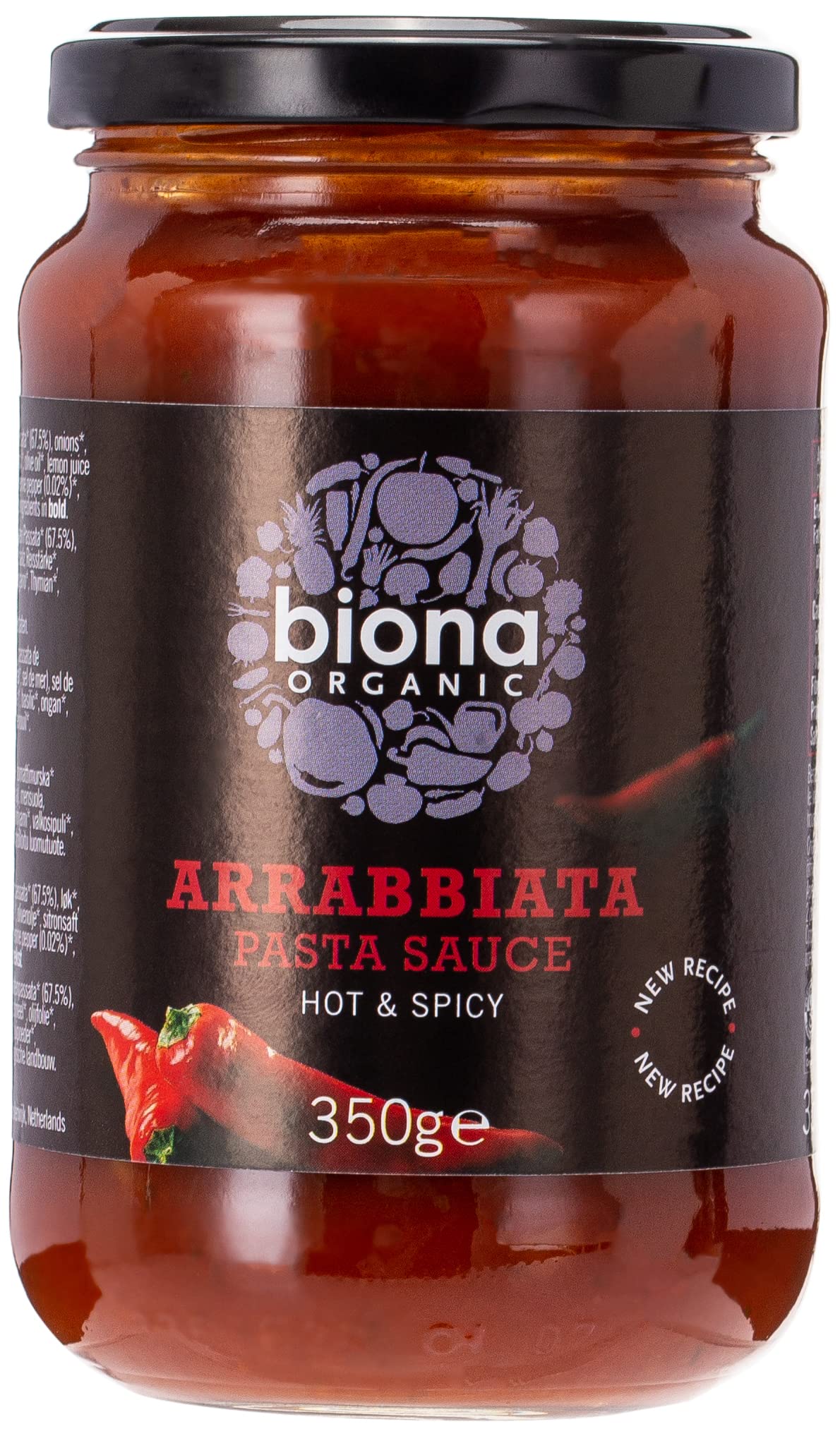 Biona Organic Arrabbiata Spicy Pasta Sauce 350g Spicy 350 G Pack Of 1