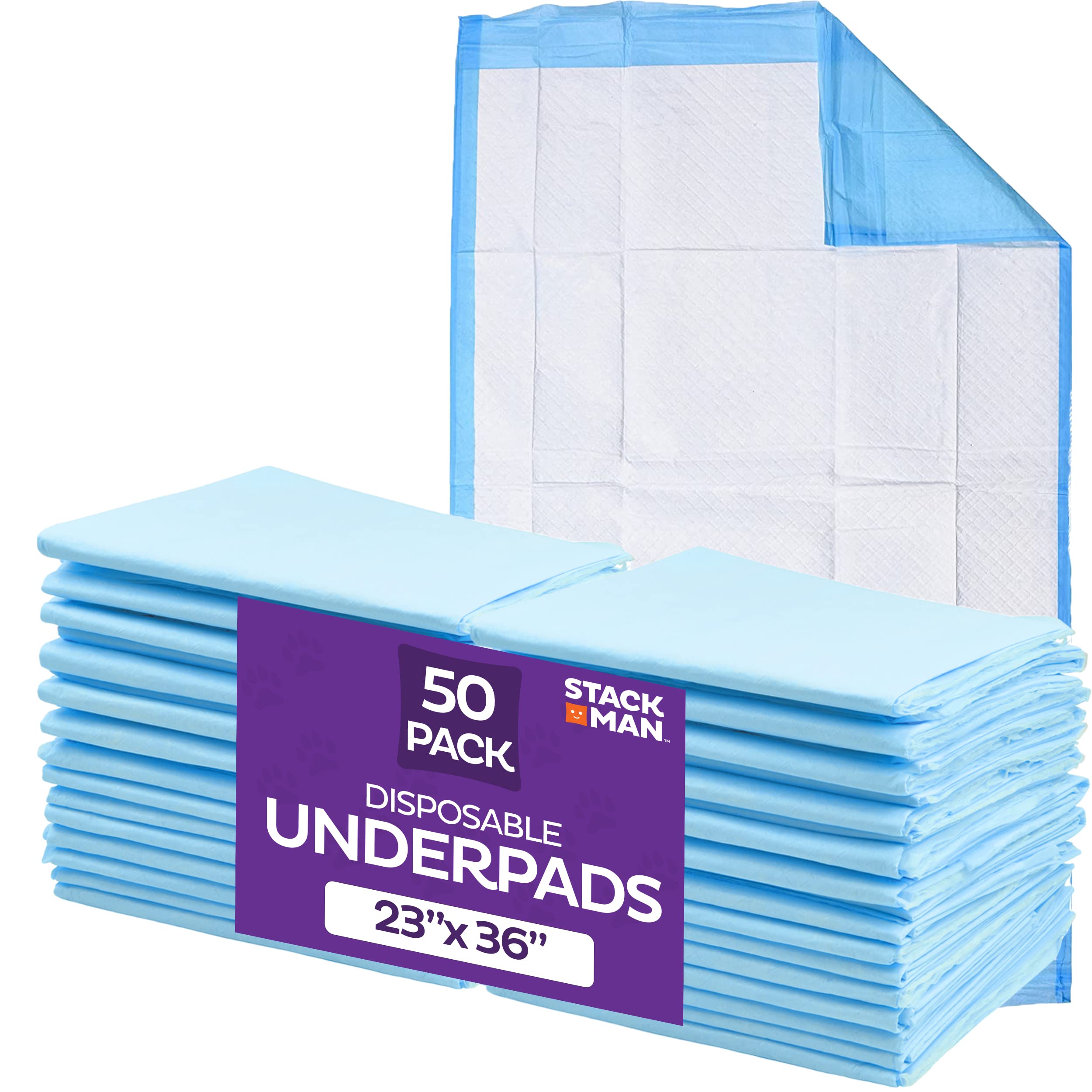 Chucks Pads Disposable [150-Pads] Underpads 23X36 Incontinence Chux Pa –  KOL PET