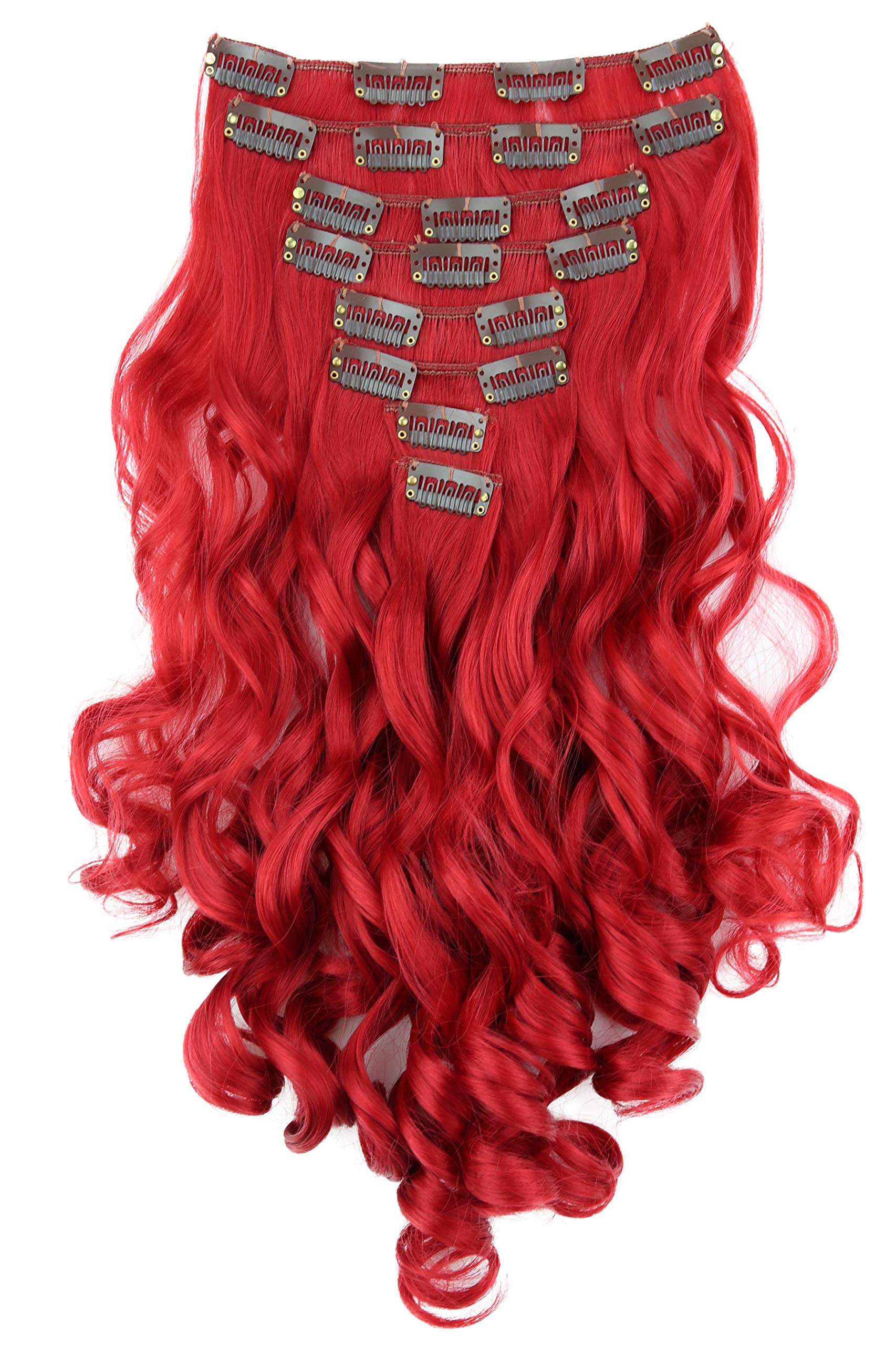 CAISHA by PRETTYSHOP XXL 18 8 Pieces Set Clip In Extensions Hair